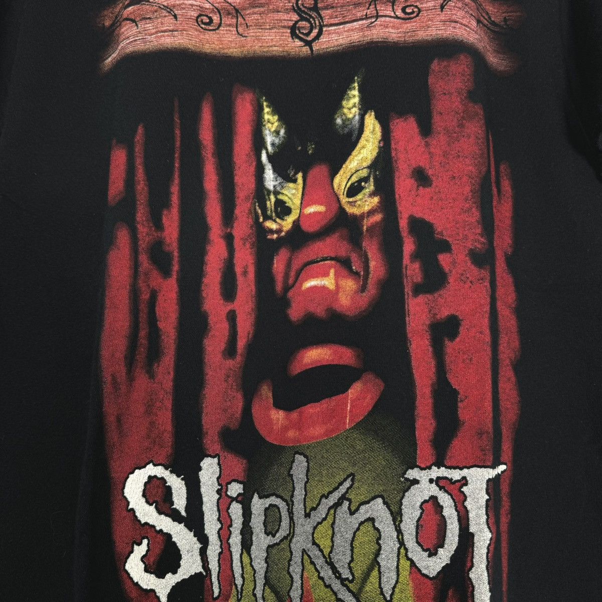 Band Tees Vintage Early 00s Slipknot Clown Rare Print Metal T Shirt Size US M / EU 48-50 / 2 - 4 Thumbnail