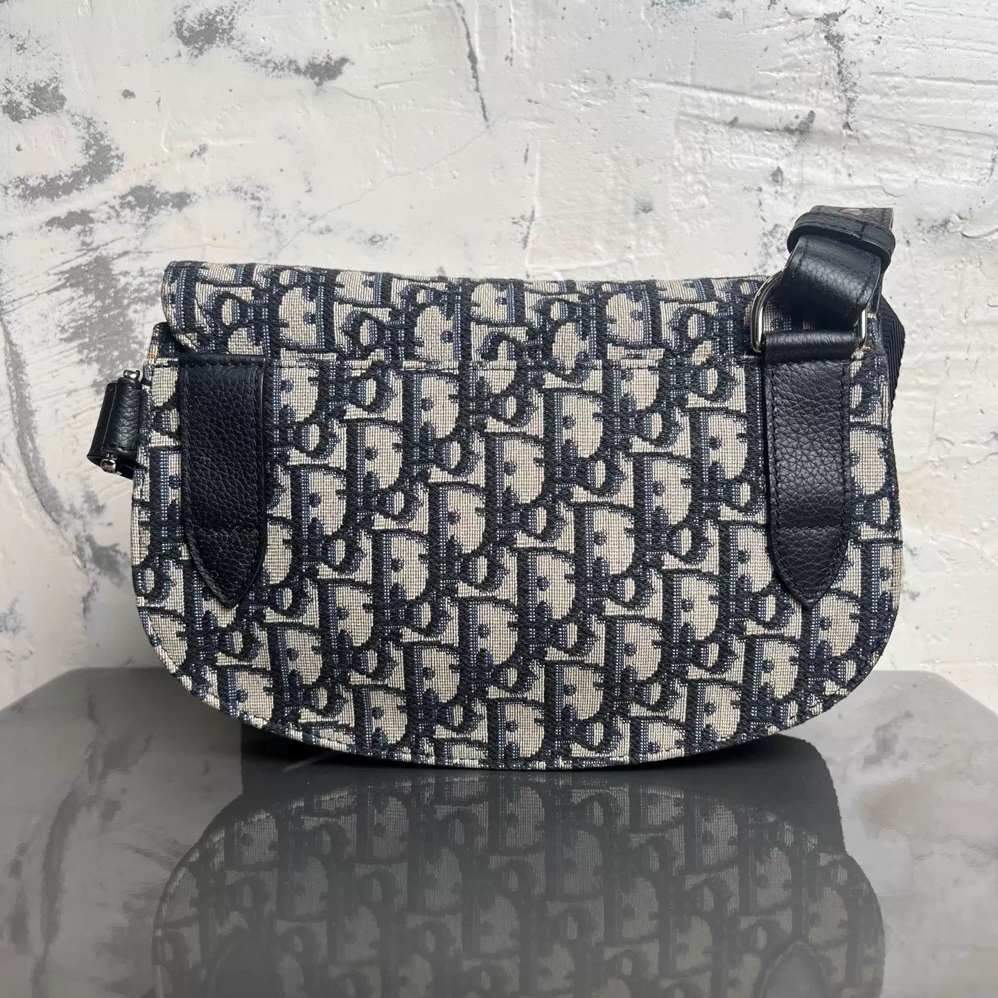 Dior DIOR Saddle Men's Beige/Black Crossbody Waist Bag Size ONE SIZE - 2 Thumbnail