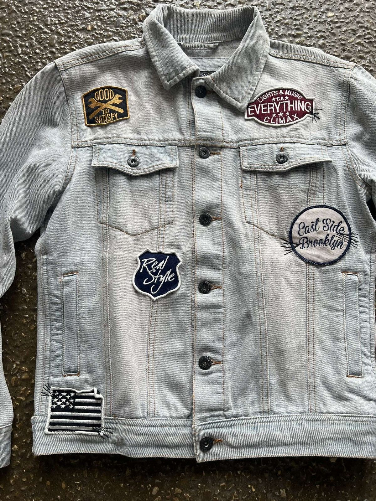 Other Custom Full Glow Patched Cropped Jacket Size US M / EU 48-50 / 2 - 2 Thumbnail