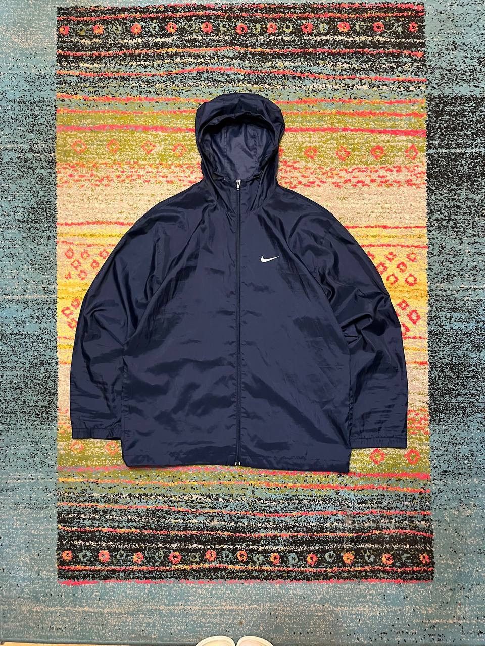 Nike × Vintage Vintage Nike Big Swoosh Nylon Olympic Y2K Jacket L Size US L / EU 52-54 / 3 - 2 Thumbnail