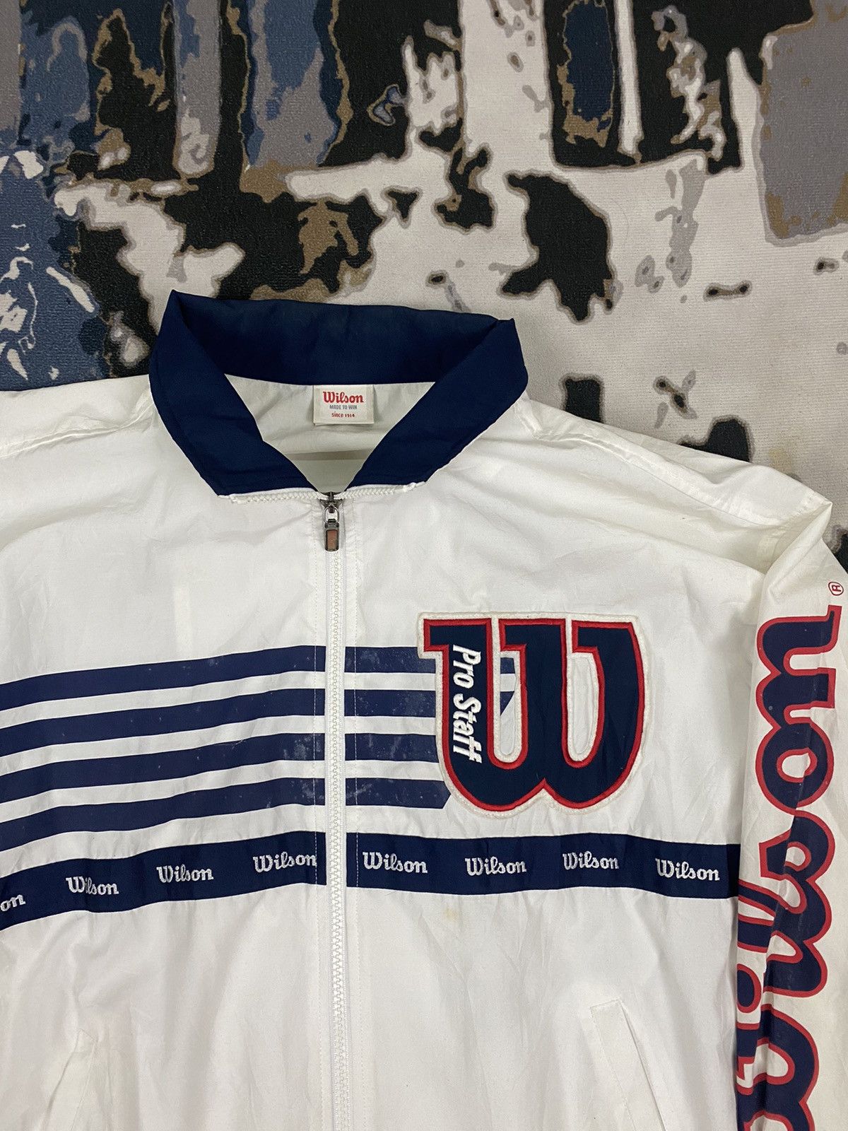 Vintage × Wilson ✅️Vintage Wilson Light Jacket Pro Staff Size US L / EU 52-54 / 3 - 5 Thumbnail