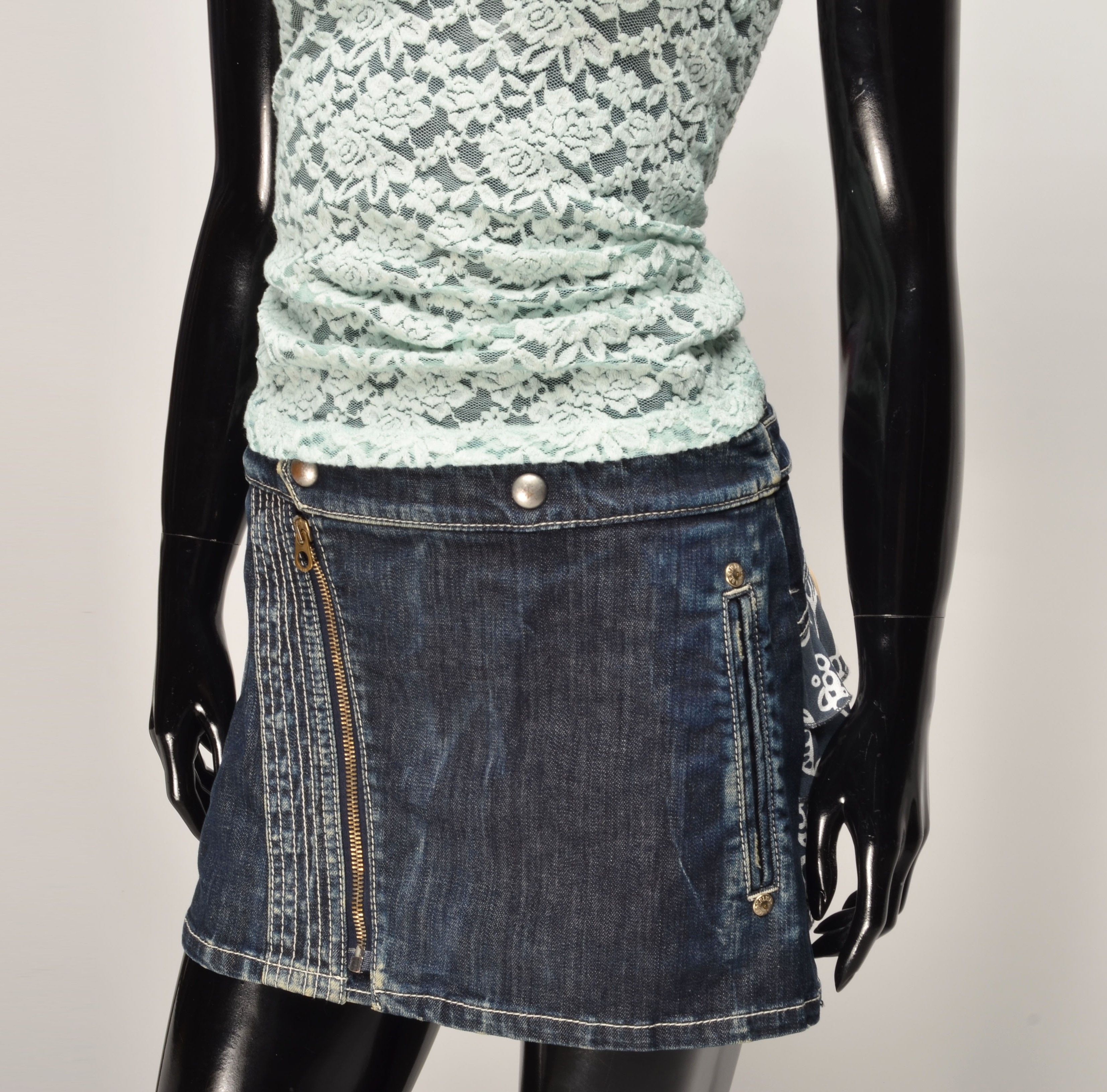 Vintage Nile Garden Y2K Baby Cottagecore Romantic Sheer Lace Top Size XS / US 0-2 / IT 36-38 - 9 Thumbnail