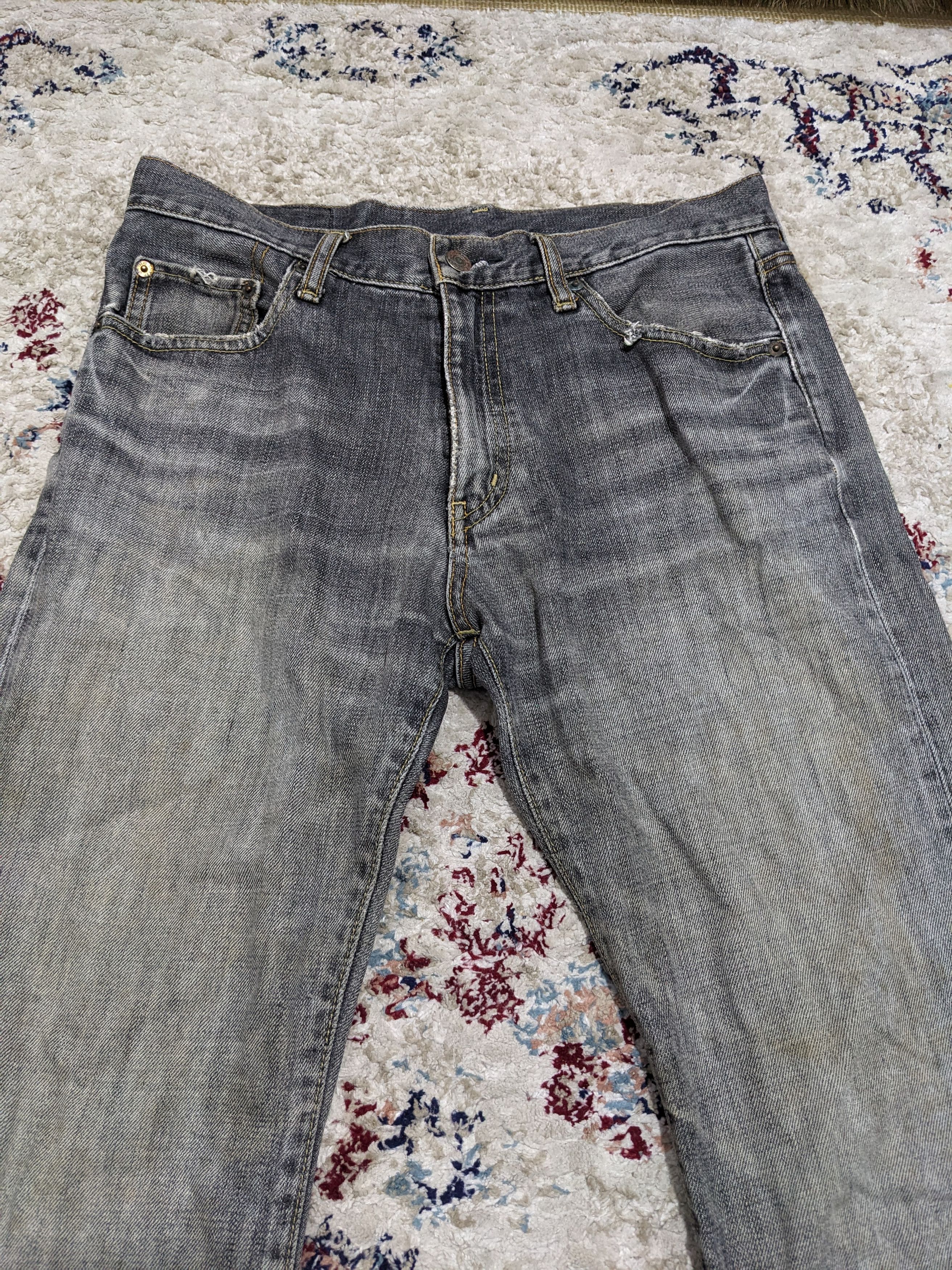Japanese Brand × Uniqlo × Vintage Uniqlo B002 Faded Black Wash Flare Bootcut Jeans Size US 30 / EU 46 - 3 Thumbnail