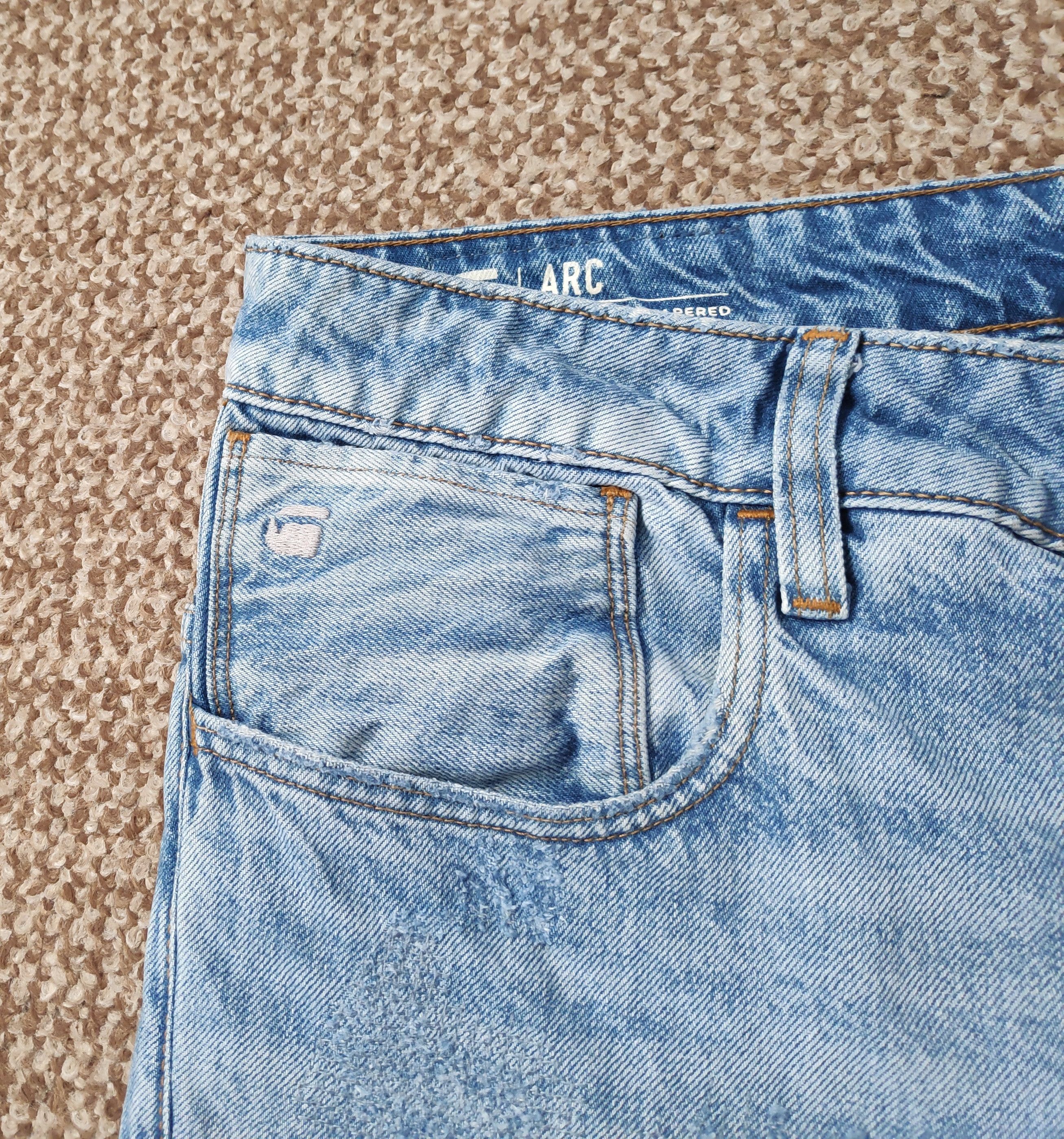 G-Star G-Star Raw Restored Arc 3D Relaxed Tapered Denim Jeans Size US 35 - 8 Thumbnail