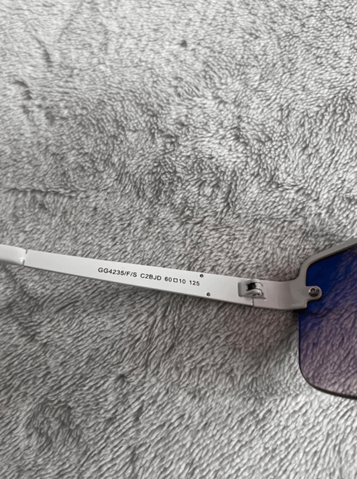 Gucci GUCCI Sunglasses GG4235 Wrap Shield Metal Mask Tom Ford Size ONE SIZE - 4 Thumbnail
