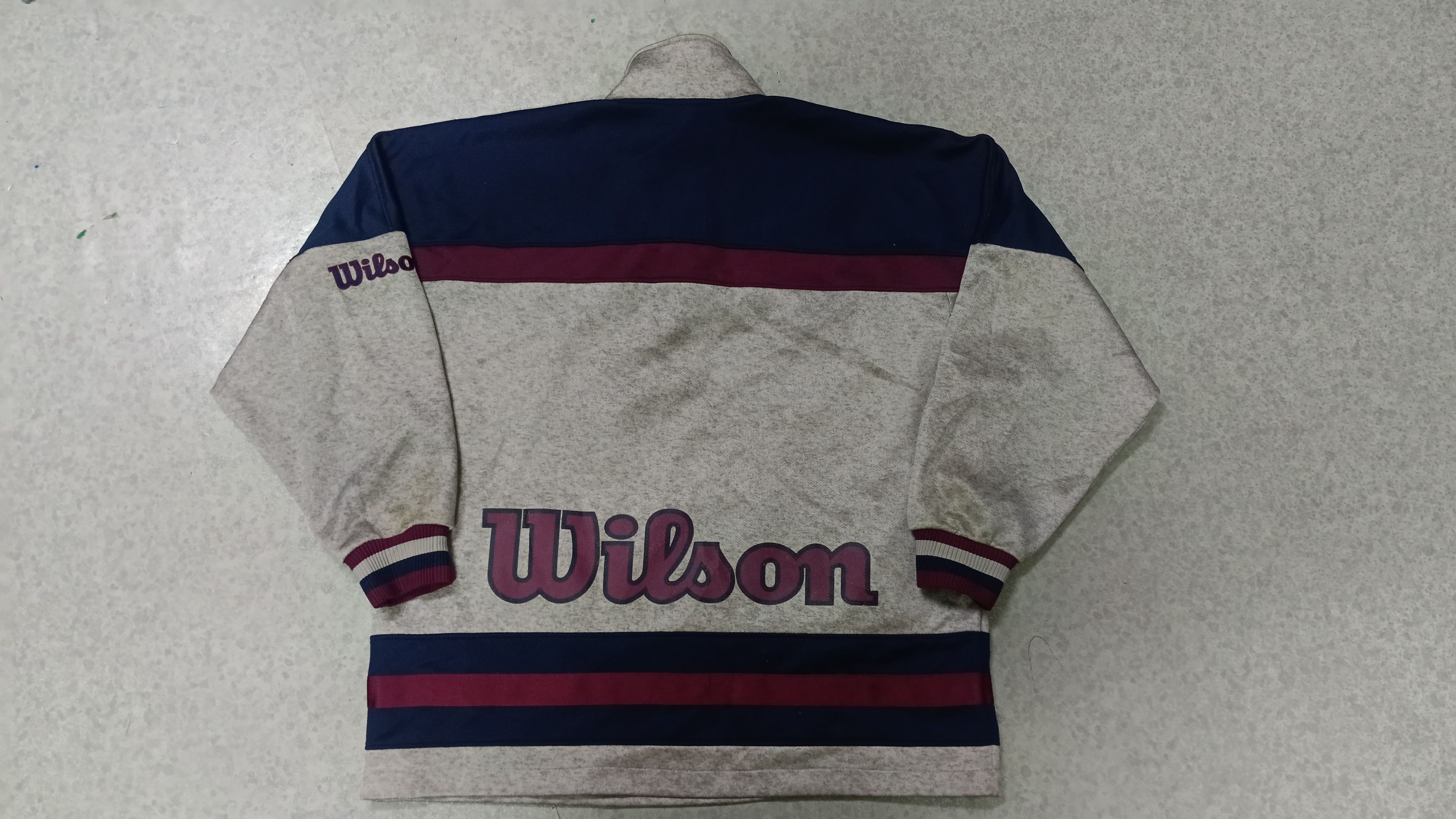 Wilson Vintage Wilson Half Zipper Track Jacket Size US L / EU 52-54 / 3 - 6 Thumbnail