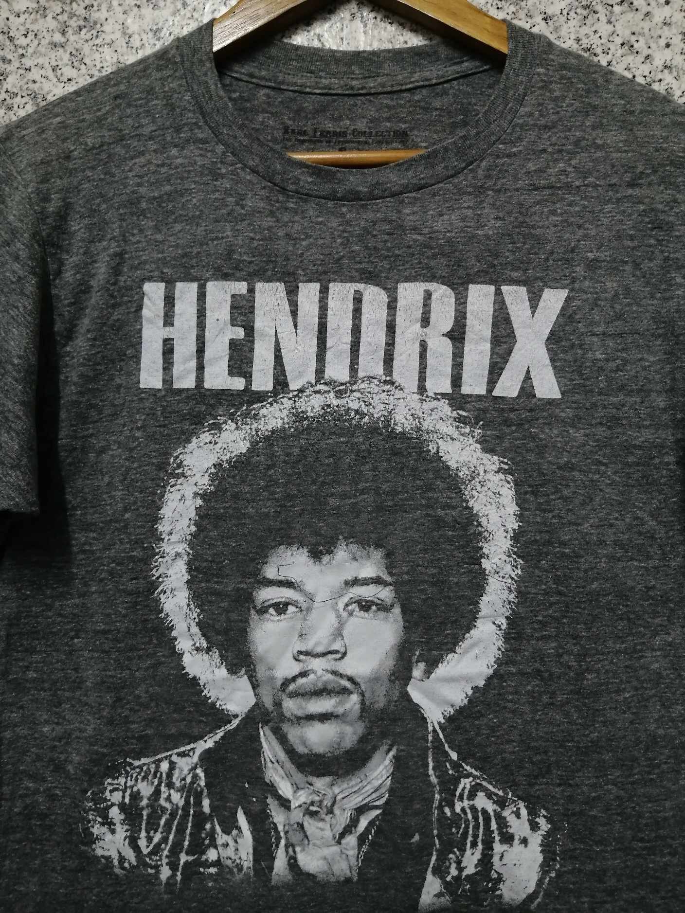 Band Tees × Jimi Hendrix × Vintage Vintage 2000s The Jimi Hendrix T Shirt Gray Size US S / EU 44-46 / 1 - 3 Thumbnail