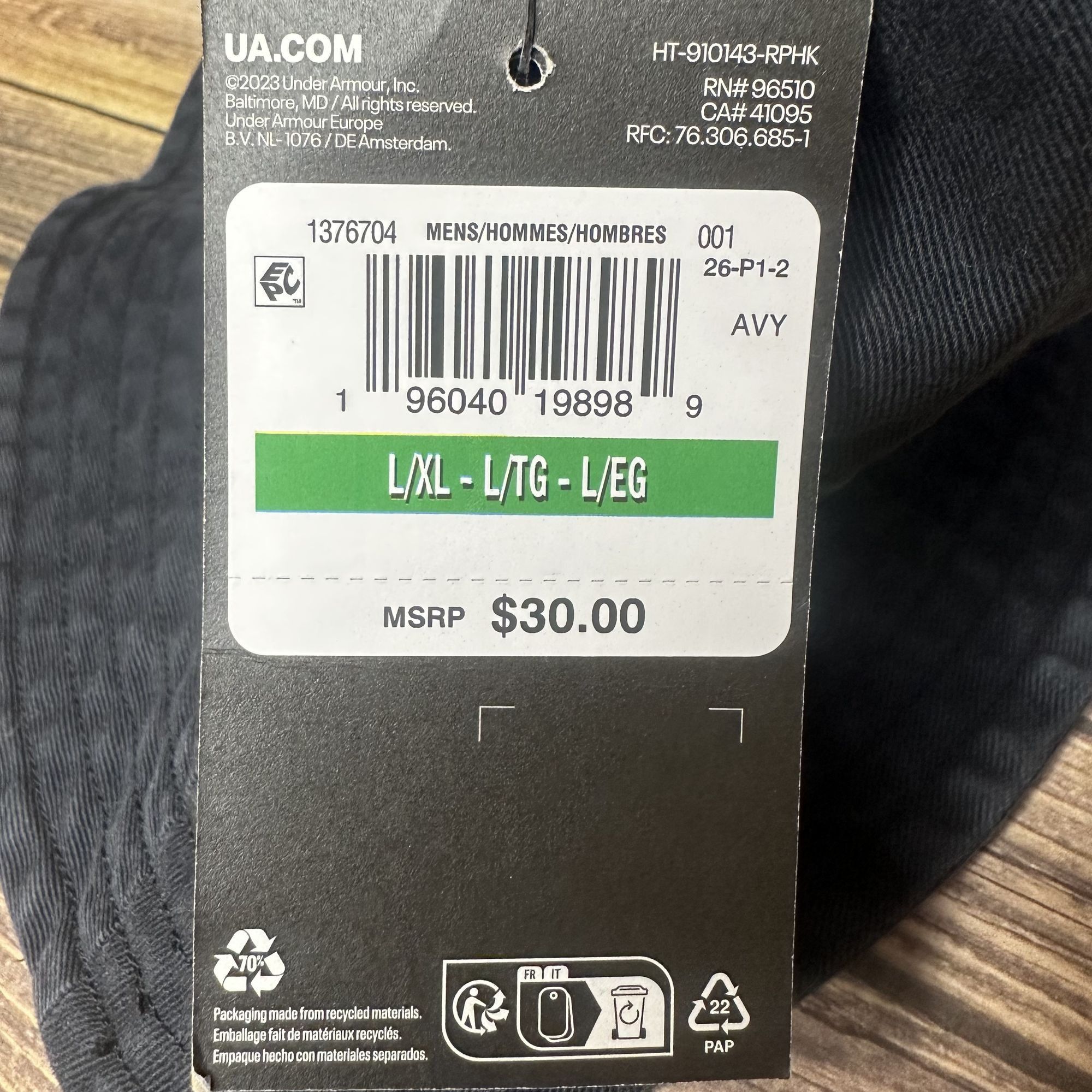 Under Armour Under Armour Men's Branded Bucket Hat NWT Size L/XL (Black) Size ONE SIZE - 8 Thumbnail