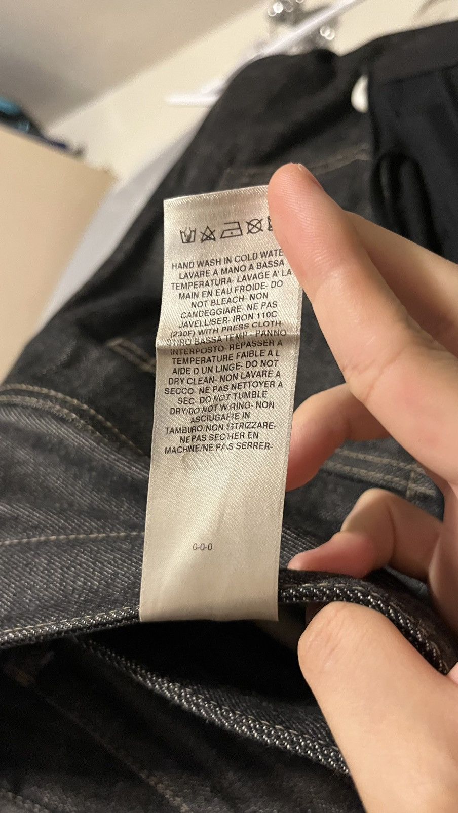 Rick Owens Collapse cut runway selvedge jeans Size US 29 - 9 Thumbnail