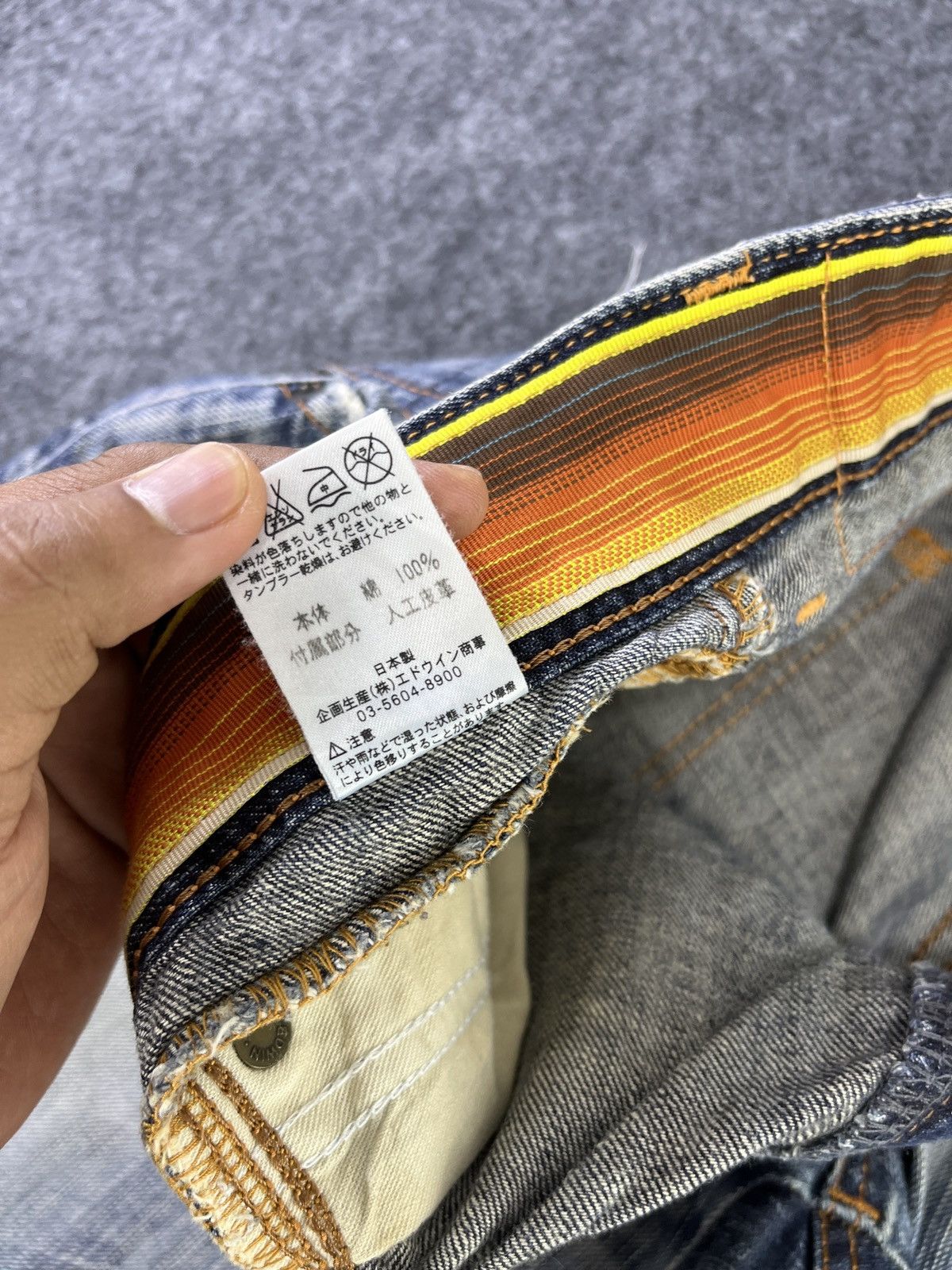 Edwin Edwin Blue Trip Faded Jeans - J960 Size US 34 / EU 50 - 10 Thumbnail