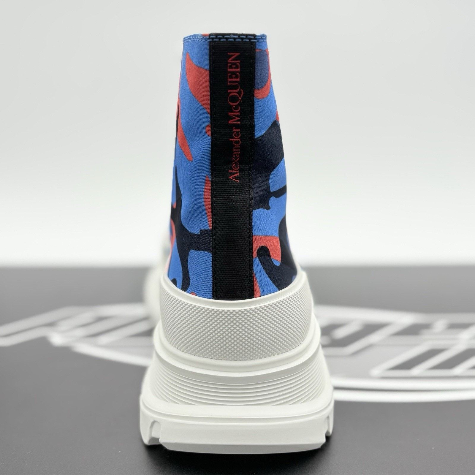 Alexander McQueen Alexander McQueen Tread Slick Boot ' Blue Red Camo ' | NEW! Size US 9 / EU 42 - 3 Thumbnail