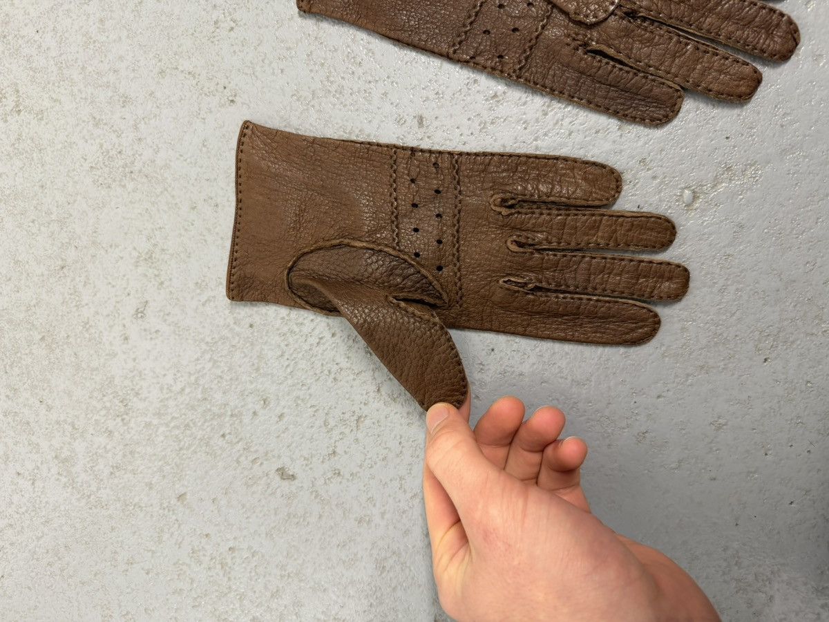 Hermes Vintage Hermes Peccary Leather Driving Gloves Size ONE SIZE - 9 Thumbnail