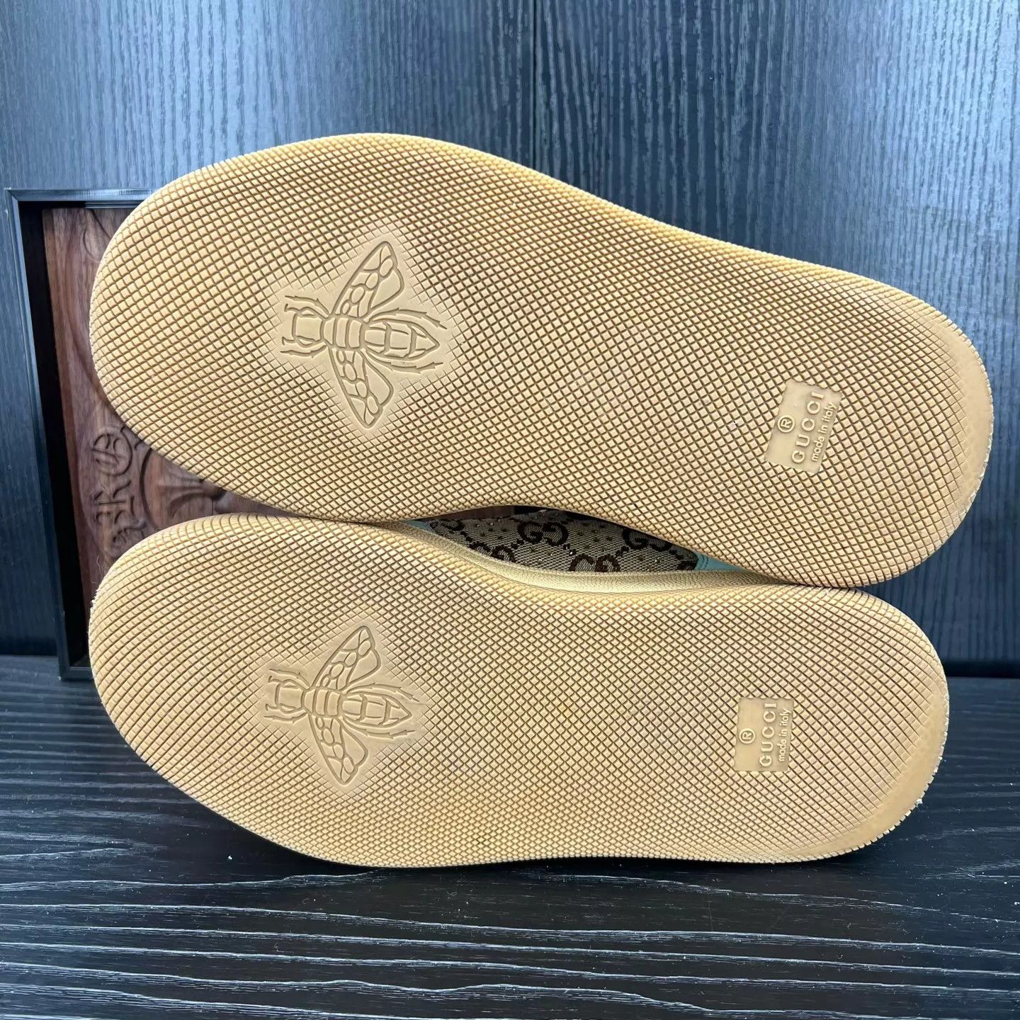 Gucci Gucci Pang Ding Brown Blue Pave 35 Size US 4.5 / IT 34.5 - 5 Thumbnail