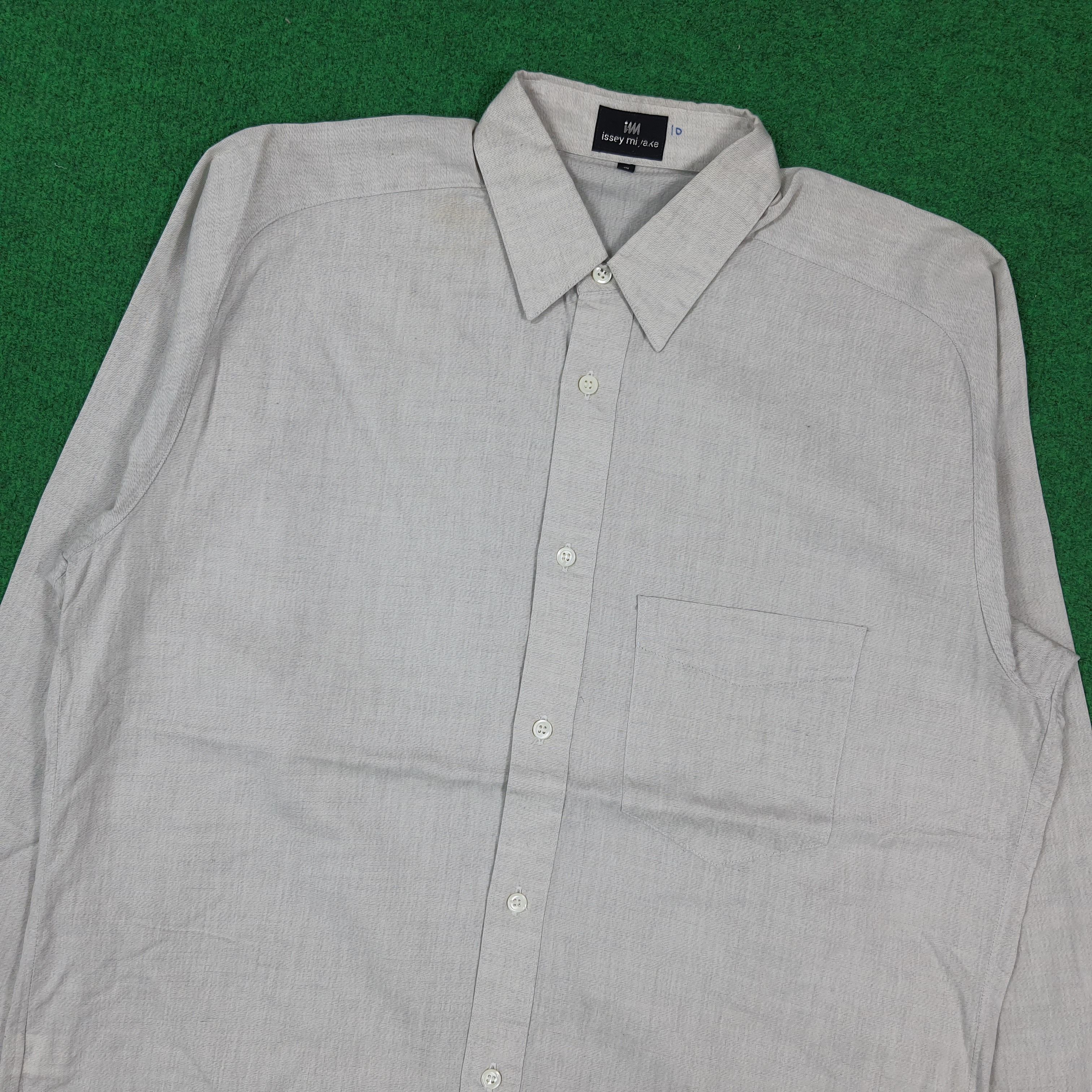 Issey Miyake Vintage Issey Miyake Designer Button Up Shirt C294N63 Size US M / EU 48-50 / 2 - 2 Thumbnail