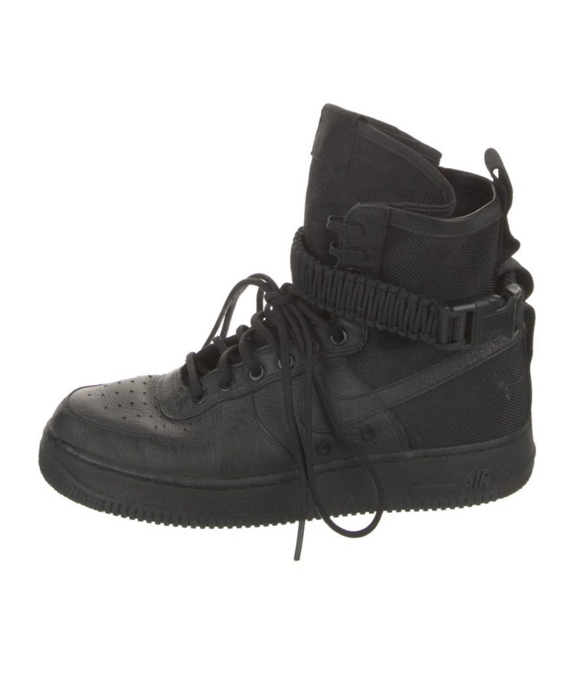 Nike NIKE SF AIR FORCE 1 ‘TRIPLE BLACK’ HIGH Size US 10 / EU 43 - 1 Thumbnail