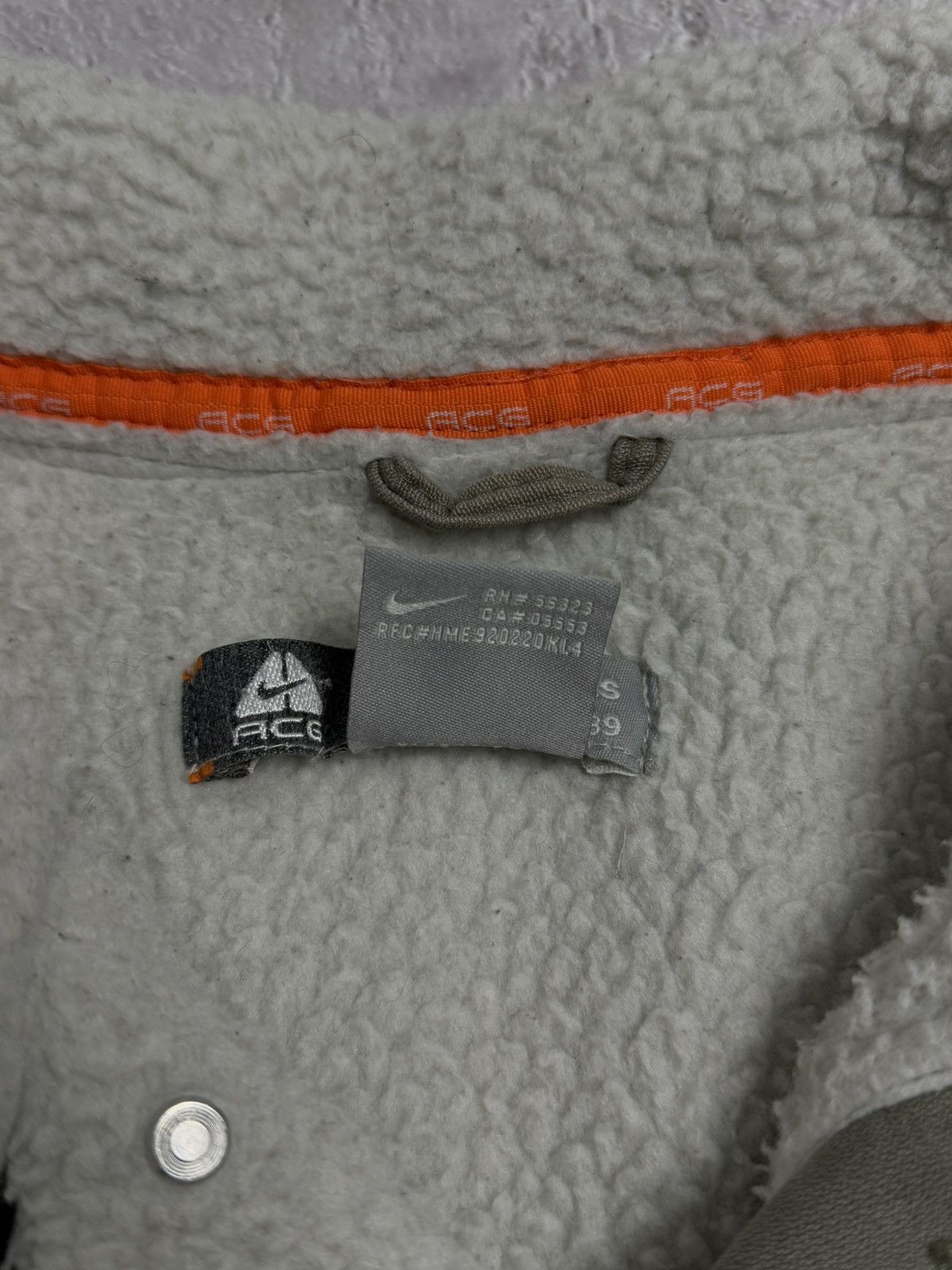 Nike ACG Vintage Nike Acg Khaki Sherpa Jacket Size US XL / EU 56 / 4 - 12 Thumbnail