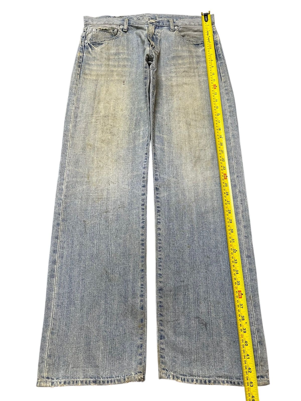 Uniqlo Vintage Japanese Uniqlo Mud Wash Style Baggy Jeans Size US 34 / EU 50 - 12 Thumbnail