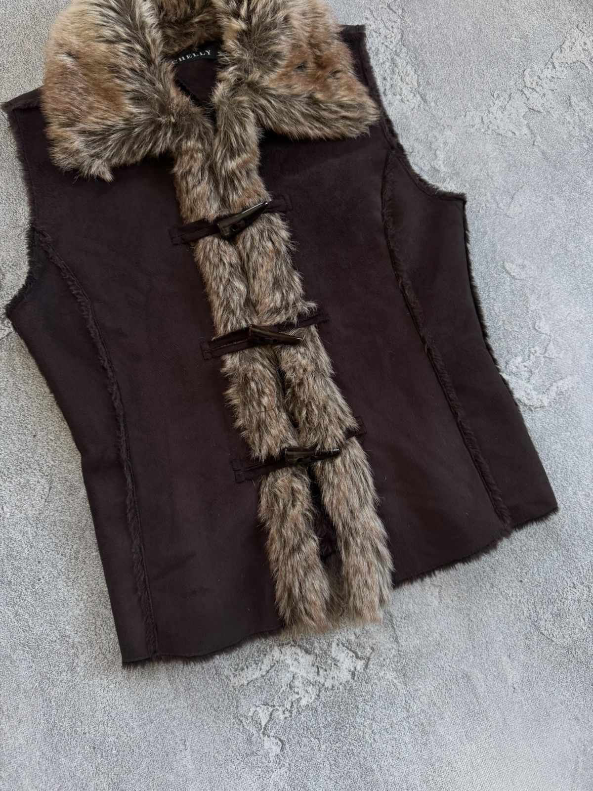Hysteric Glamour Retro Vest Faux Fur sleeveless jacket if six was nine Y2K Size M / US 6-8 / IT 42-44 - 3 Thumbnail