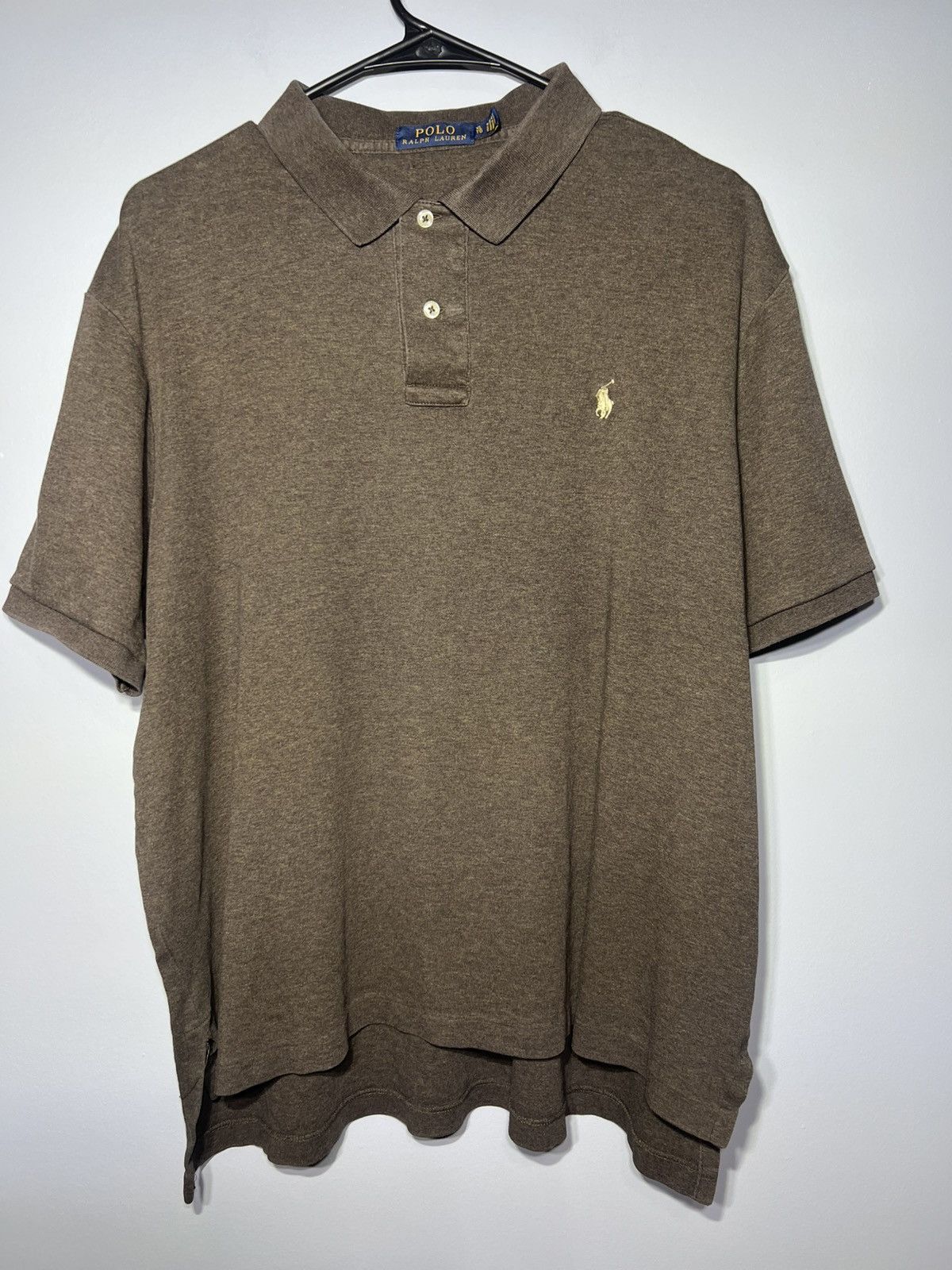 Polo Ralph Lauren Polo Ralph Lauren Men's Polo Shirt Brown Chocolate Pony XL Size US XL / EU 56 / 4 - 2 Thumbnail