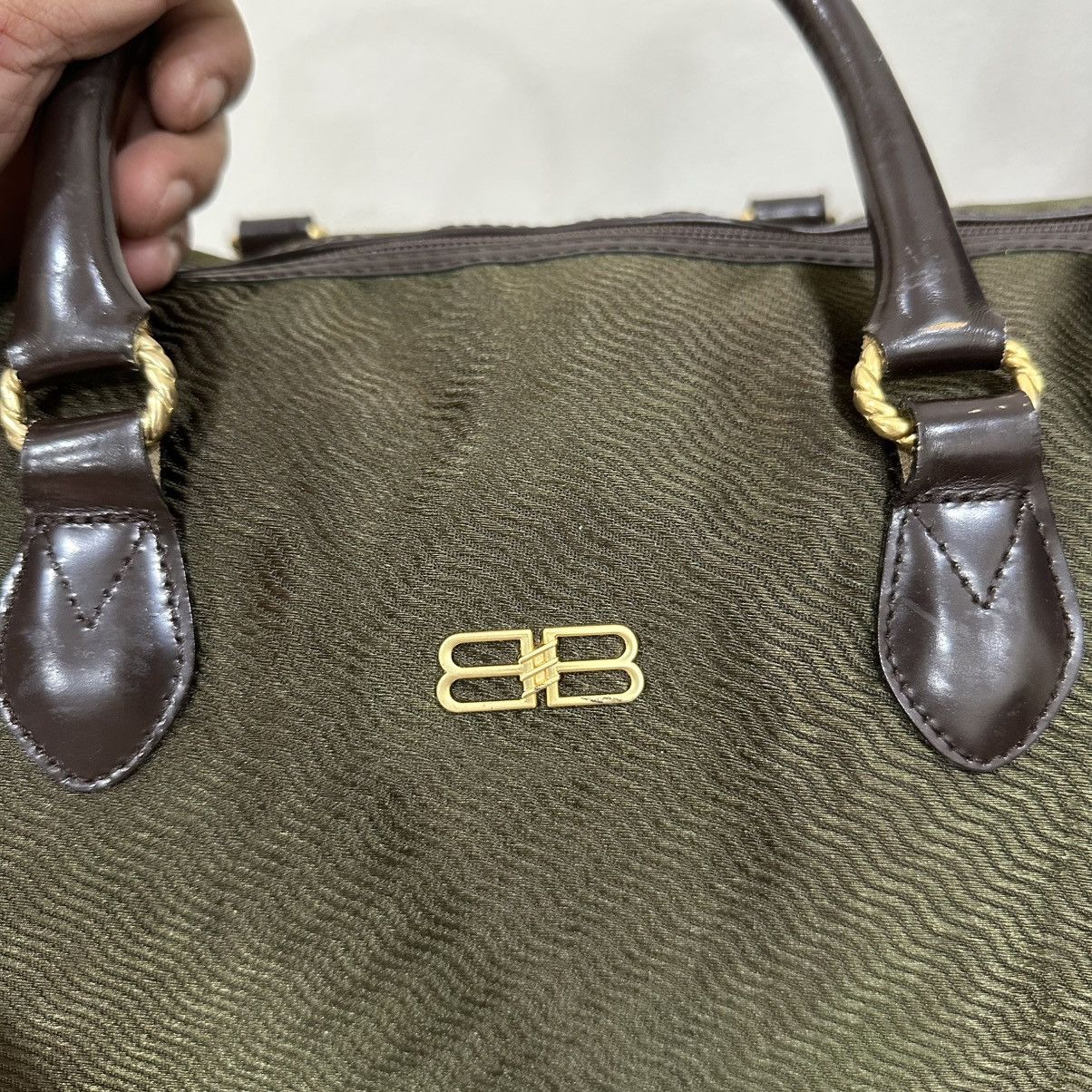 Balenciaga ‼️LASTDROP‼️ BALENCIAGA BB KHAKI GREEN BOSTON TRAVEL BAG Size ONE SIZE - 7 Thumbnail