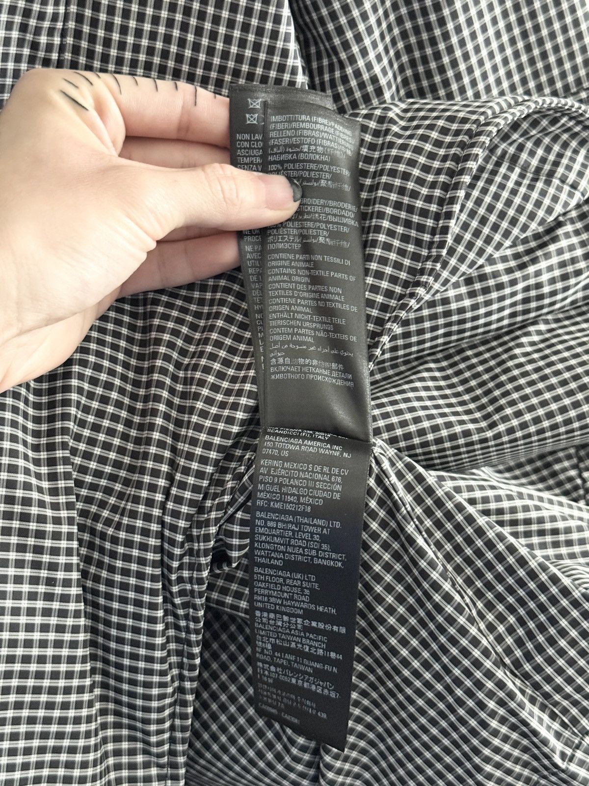 Balenciaga ARCHIVAL! Balenciaga Oversized Plaid Flannel Shirt Jacket Size US M / EU 48-50 / 2 - 10 Thumbnail