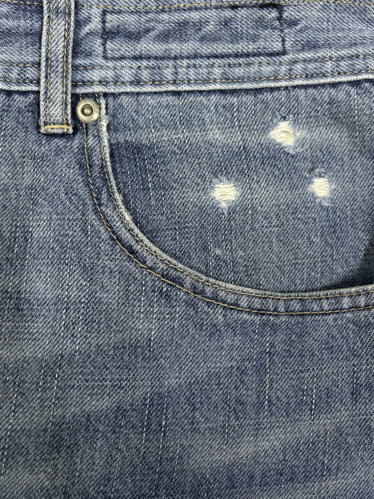 Oakley Y2K Oakley Software Industrial Denim Baggy Distressed Jeans Size US 36 / EU 52 - 4 Thumbnail