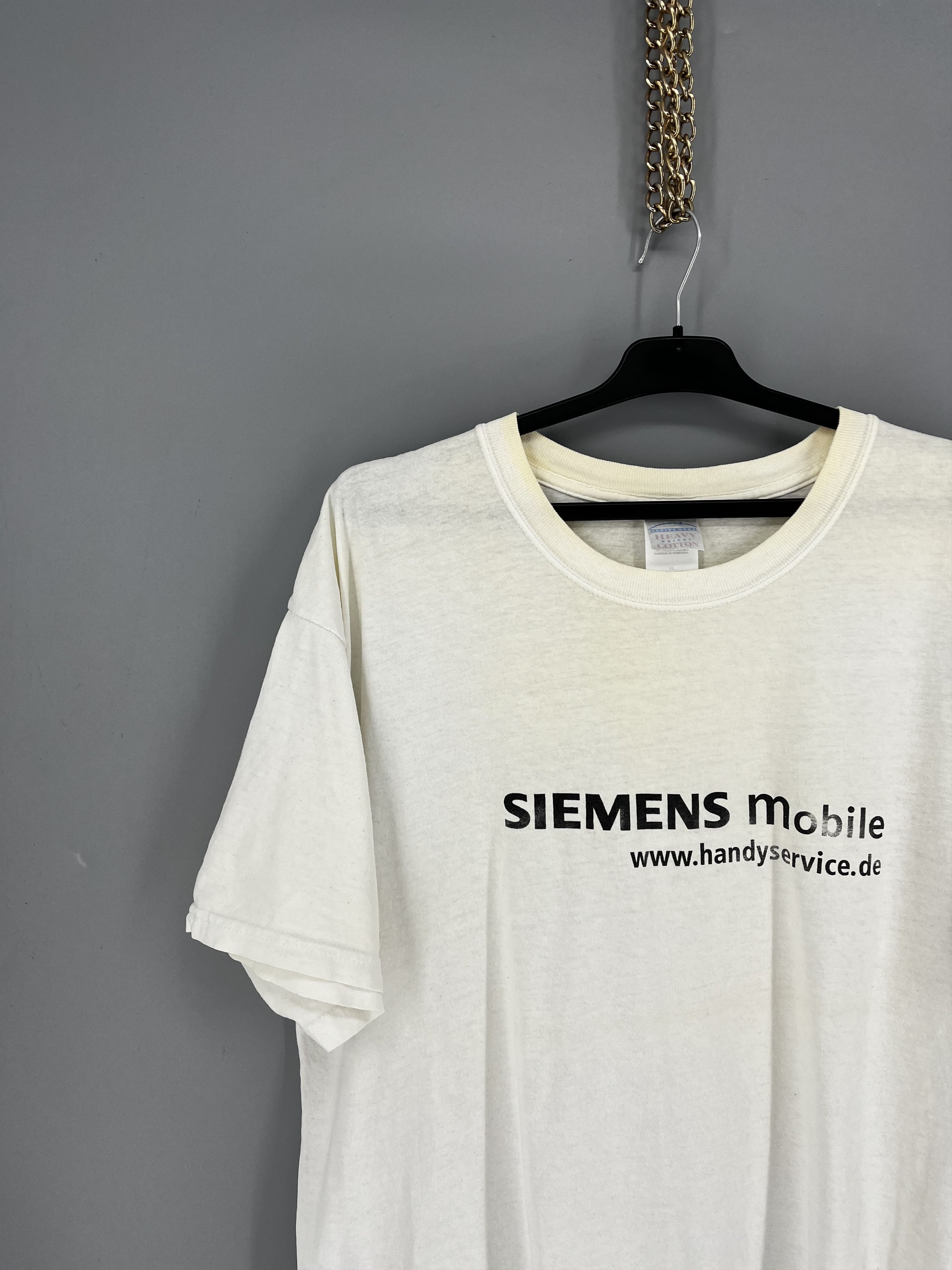 Motorola Siemens Mobile vintage T-shirt Size:XL Size US L / EU 52-54 / 3 - 4 Thumbnail