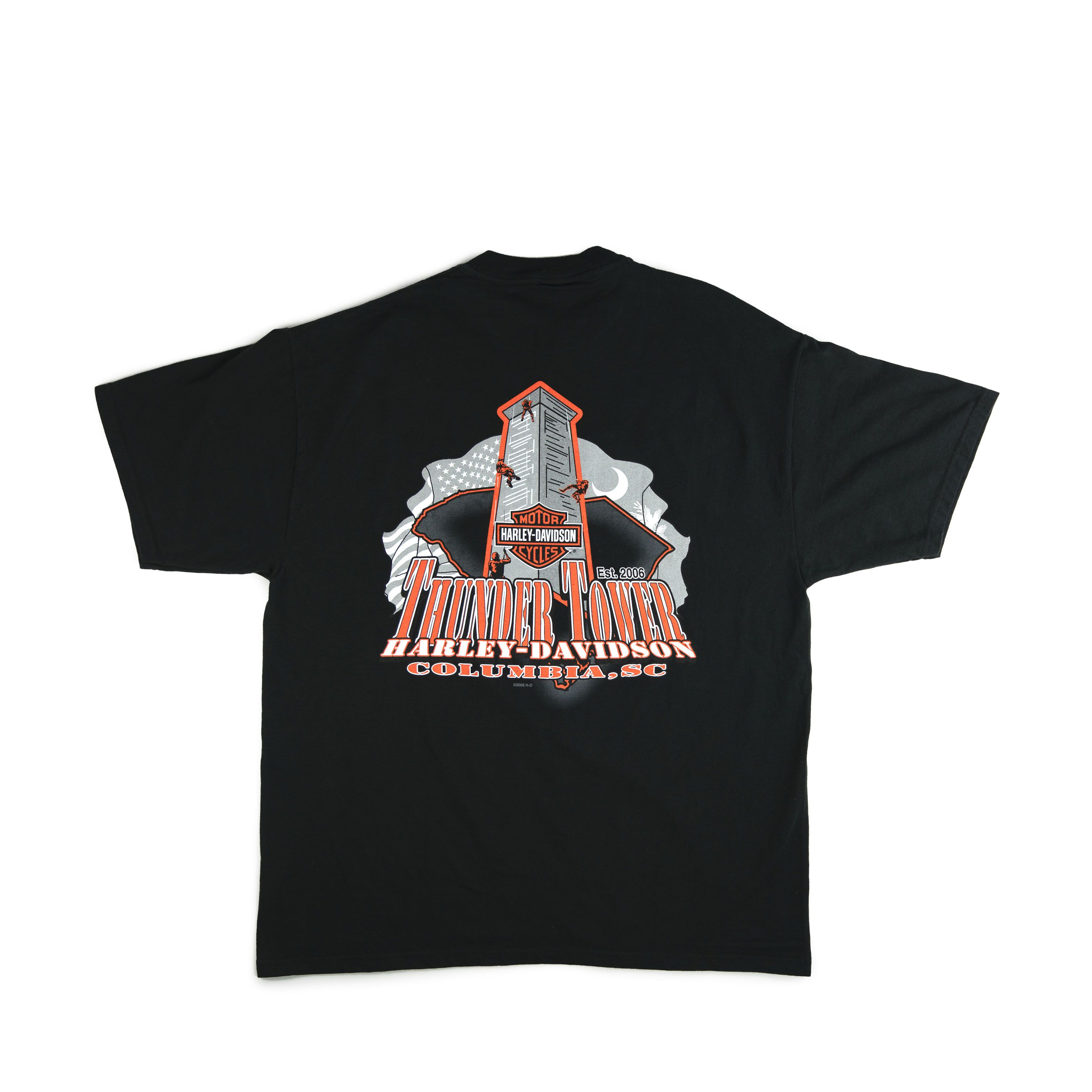 Harley Davidson × Vintage Vintage 2006 Harley Davidson Clown Tee Shirt Size US XL / EU 56 / 4 - 2 Thumbnail