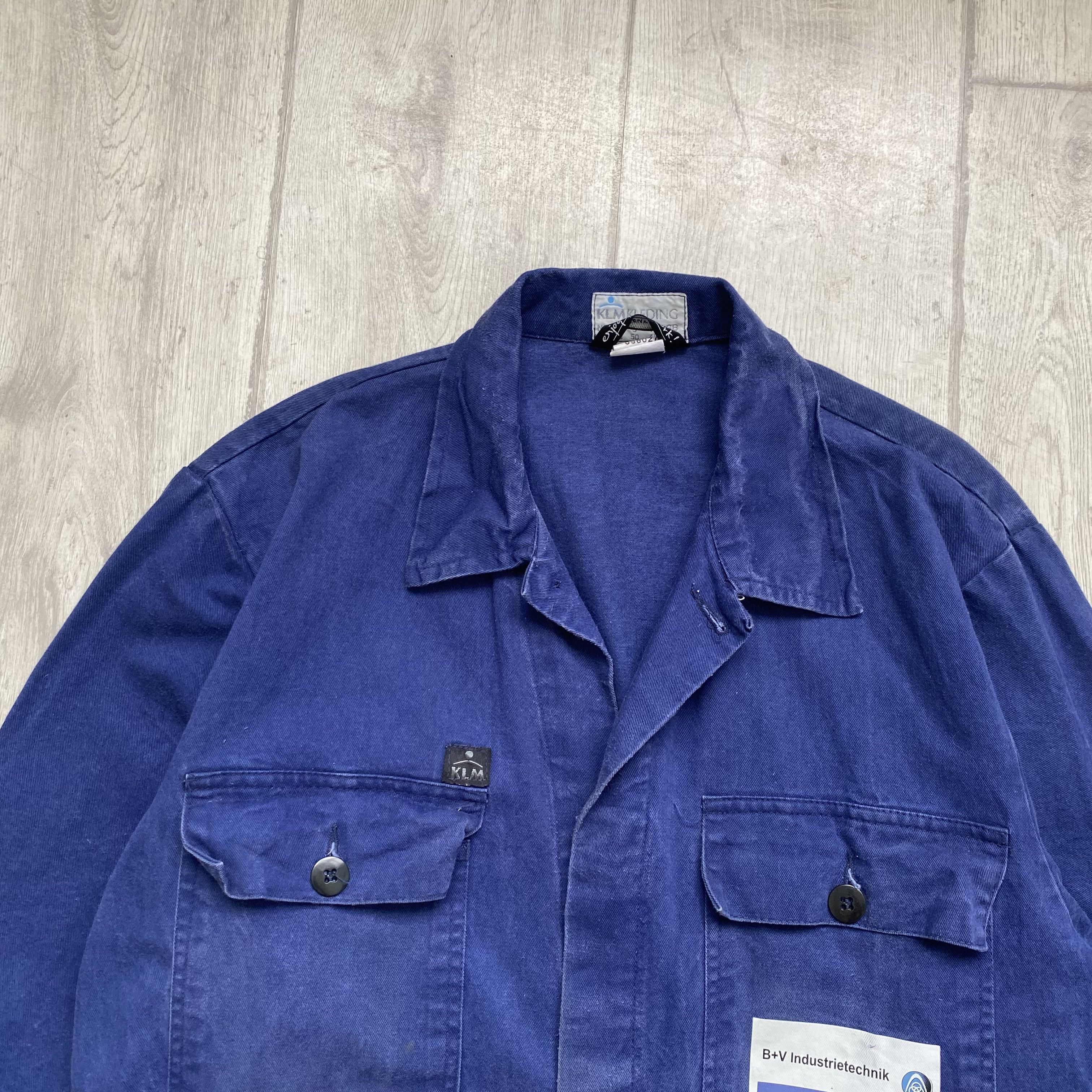 Le Laboureur ⚙️ Vintage 90s Faded French Coverall Sanfor worker jumpsuit Size US 32 / EU 48 - 13 Thumbnail