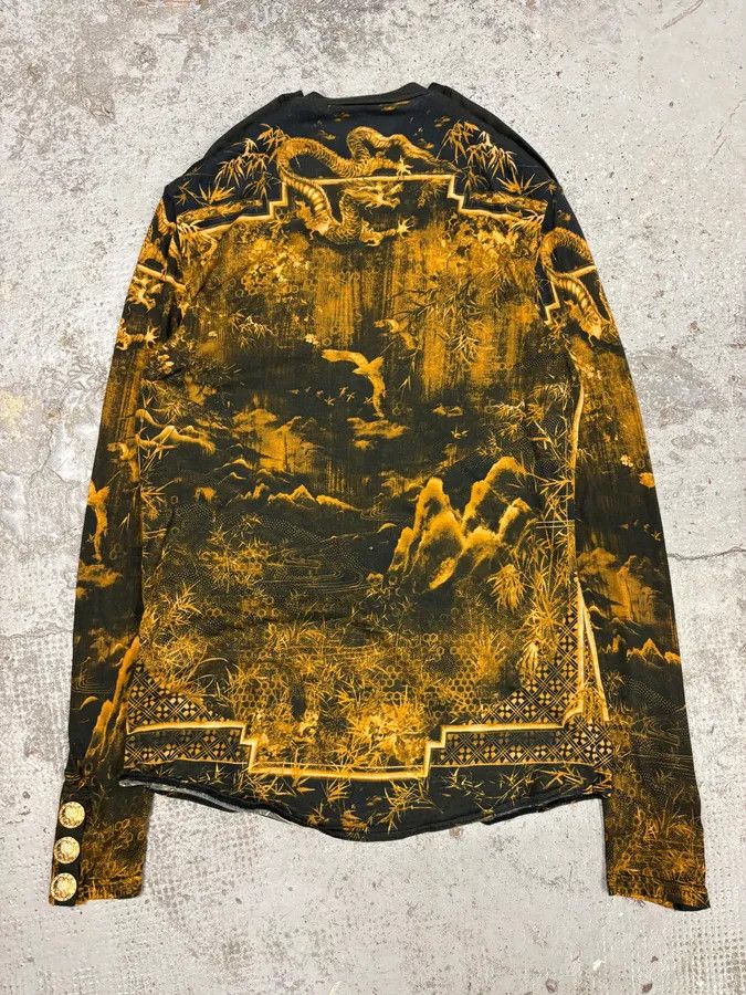 Balmain Balmain Gold & Black Signature Dynasty Sweater Size US S / EU 44-46 / 1 - 6 Thumbnail