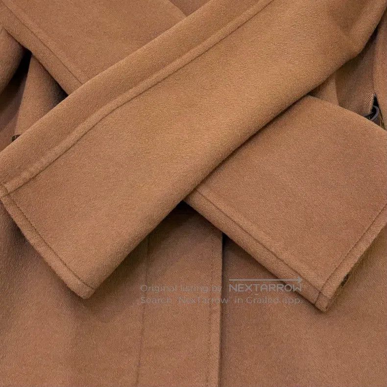 Louis Vuitton Louis Vuitton Brown old flower belt cloak coat Size XS / US 0-2 / IT 36-38 - 6 Thumbnail