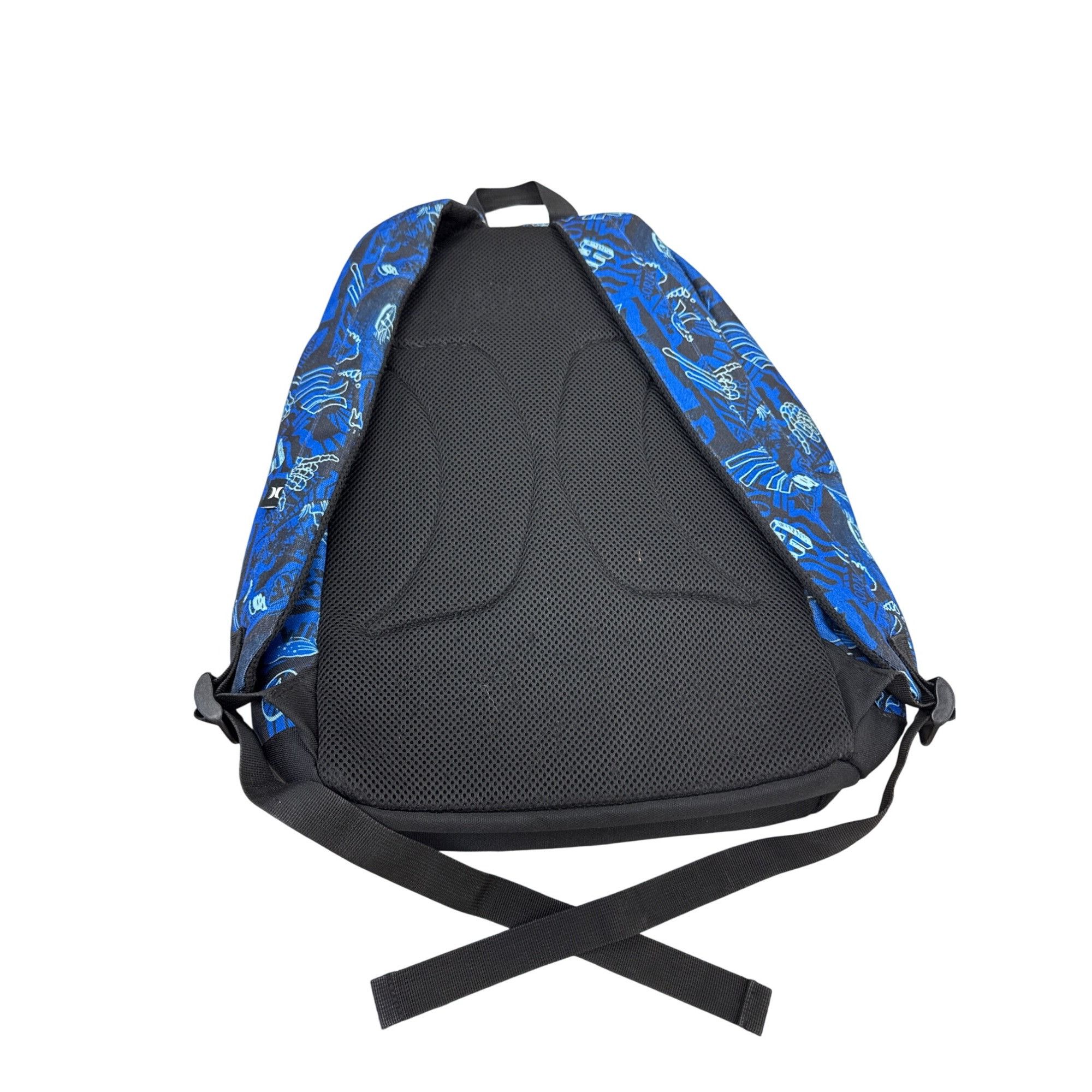 Hurley Hurley Blue & Yellow Graffiti Backpack With Adjustable Strap Size ONE SIZE - 6 Thumbnail
