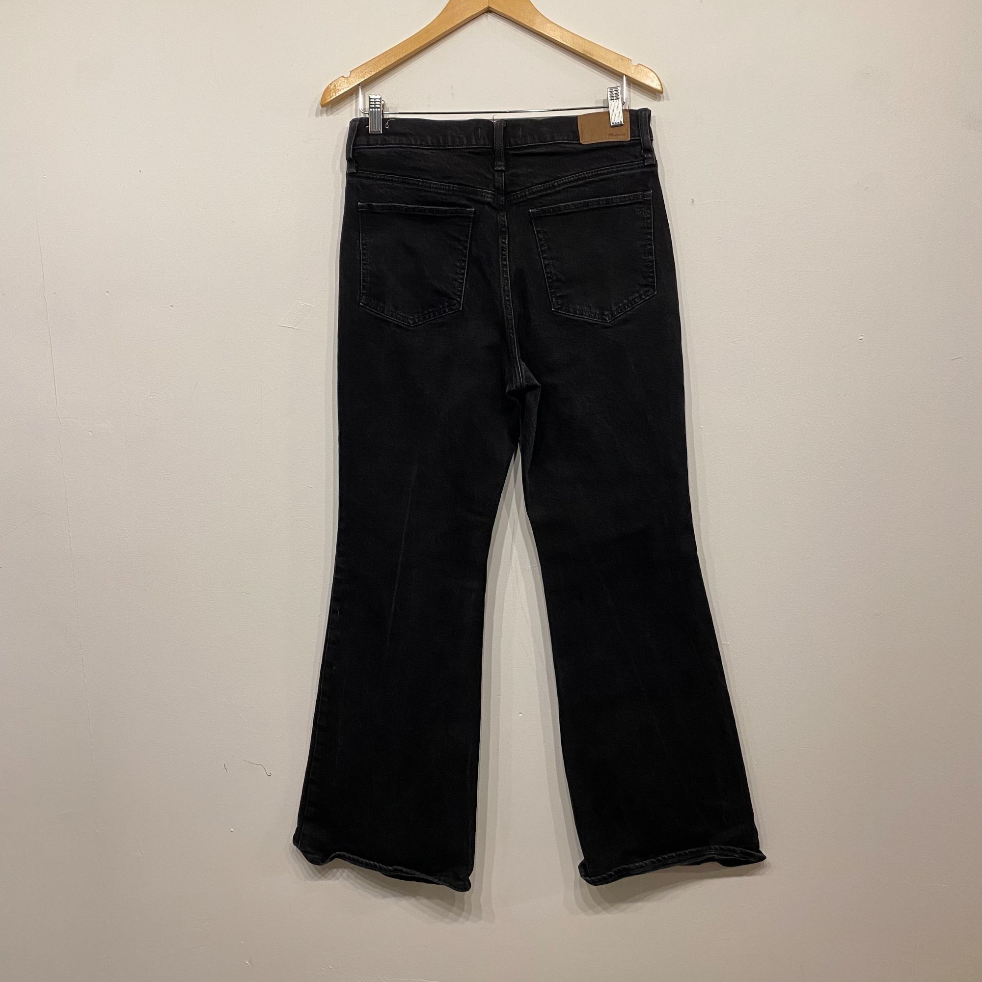 Madewell Madewell The Perfect Vintage Flare Jean in Black Sherborn Wa Size 29" - 4 Thumbnail