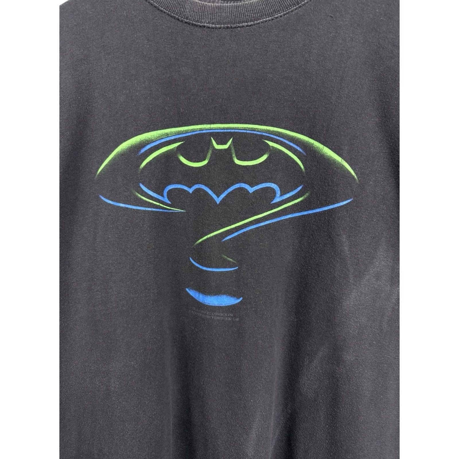 Vintage VINTAGE Batman The Dark Knight Joker T-Shirt DC Comics Shirt XL Men Black 1995 Size US XL / EU 56 / 4 - 4 Thumbnail