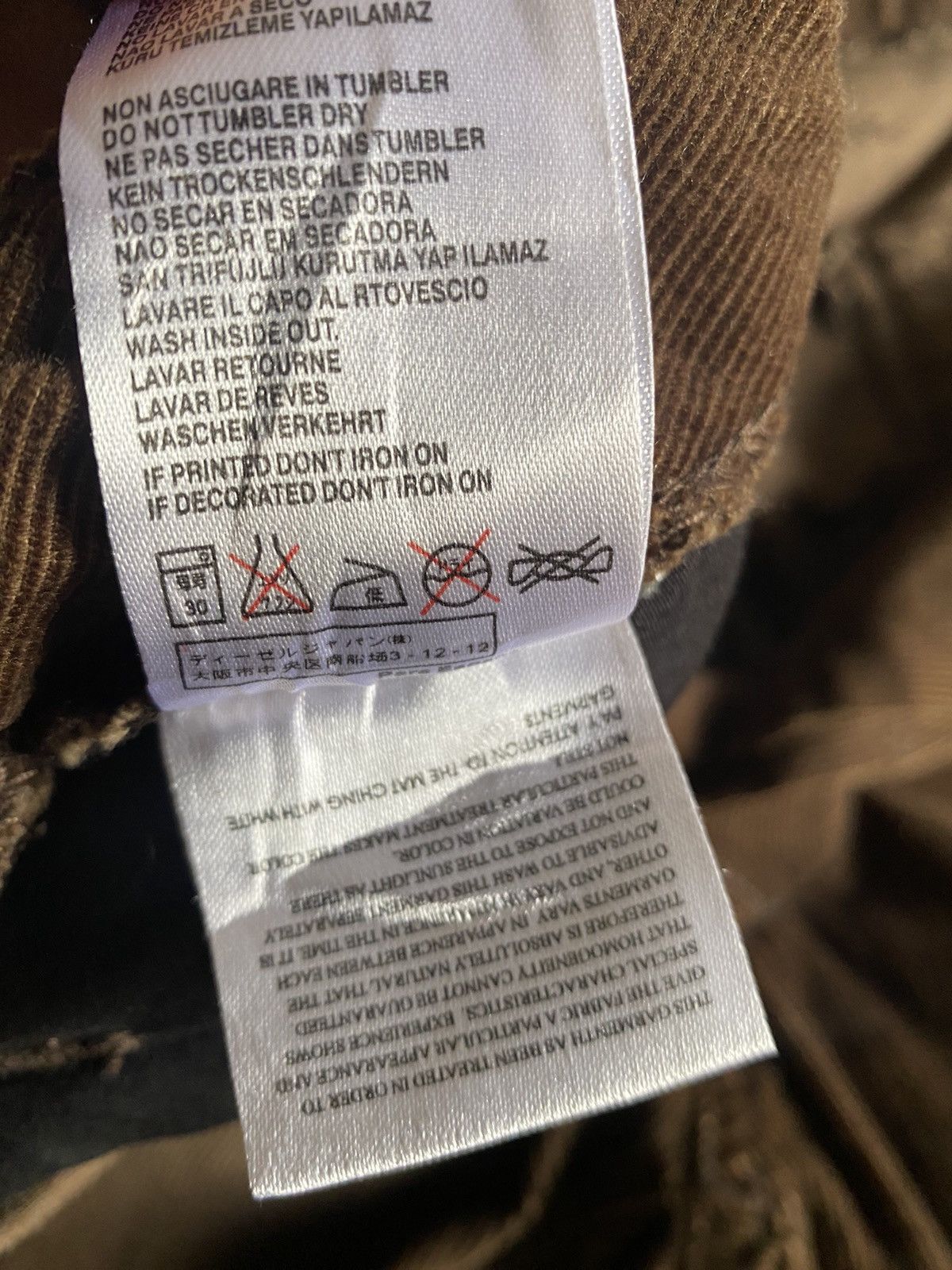 Diesel Diesel Industry Vintage Corduroy Fly Button Size US 32 / EU 48 - 9 Thumbnail