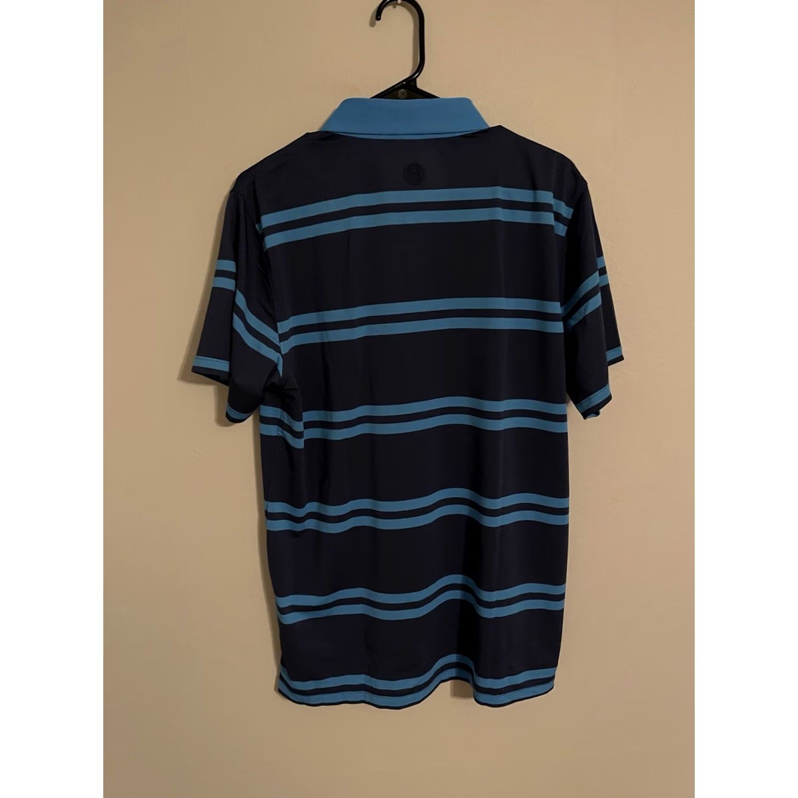 G/FORE G/FORE Golf Polo Shirt Men's Large Blue Offset Stripe Blueprint New! Size US L / EU 52-54 / 3 - 5 Thumbnail