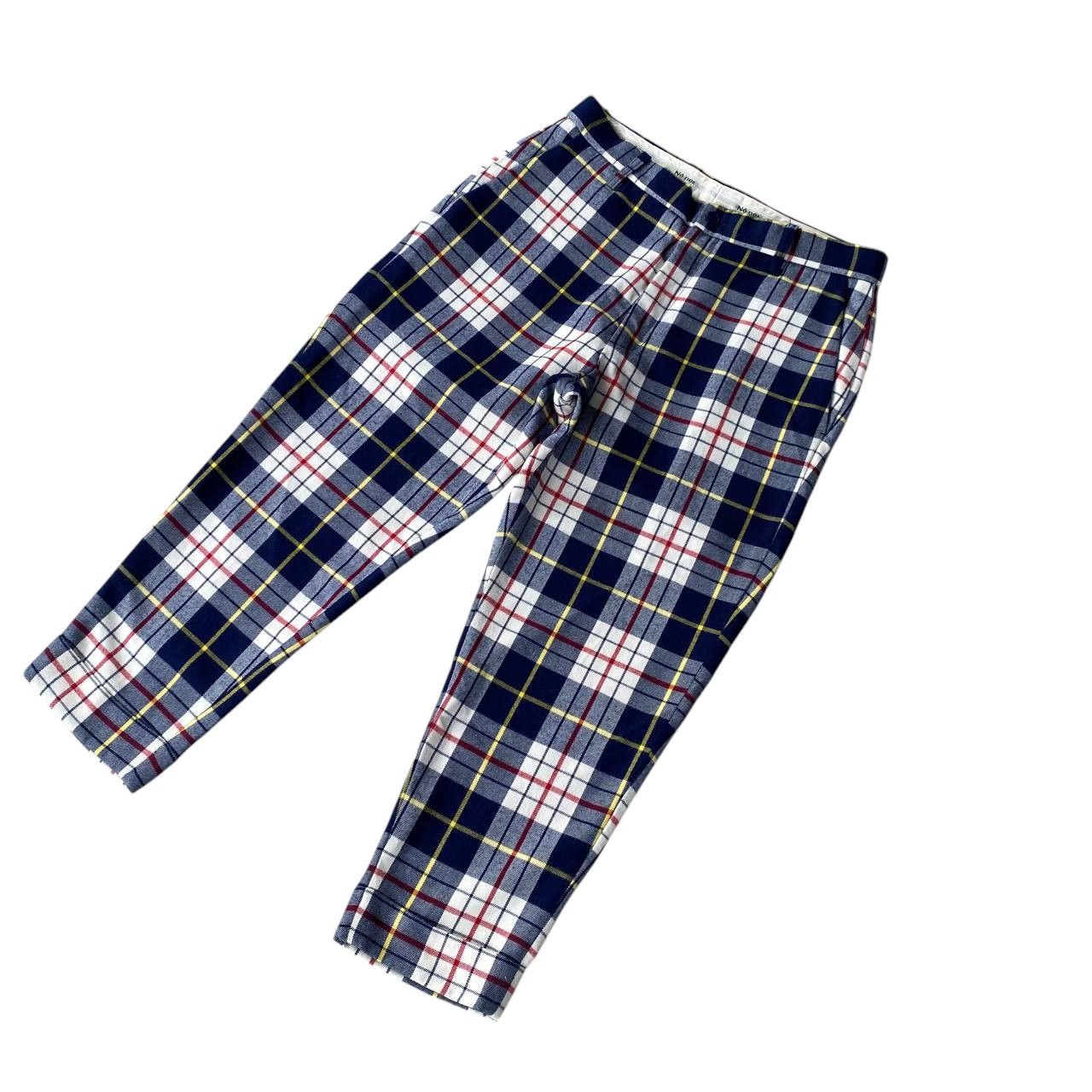 Issey Miyake Ne-net by Issey Miyake Plaid Cropped Pants Dance Punk Size US 30 / EU 46 - 5 Thumbnail