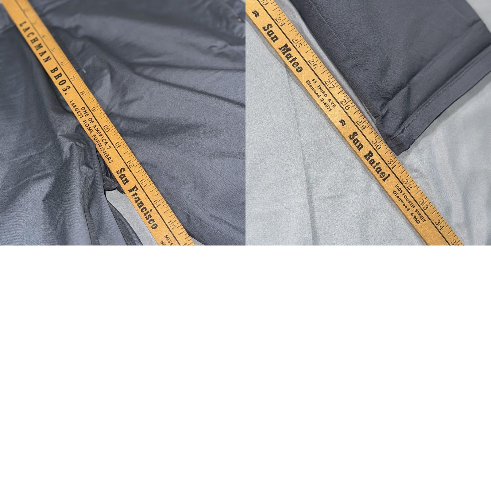 Vuori Vuori Pants Mens 36 Gray Chino Cotton Elastane Stretch Casual Golf Trousers Size US 36 / EU 52 - 8 Thumbnail