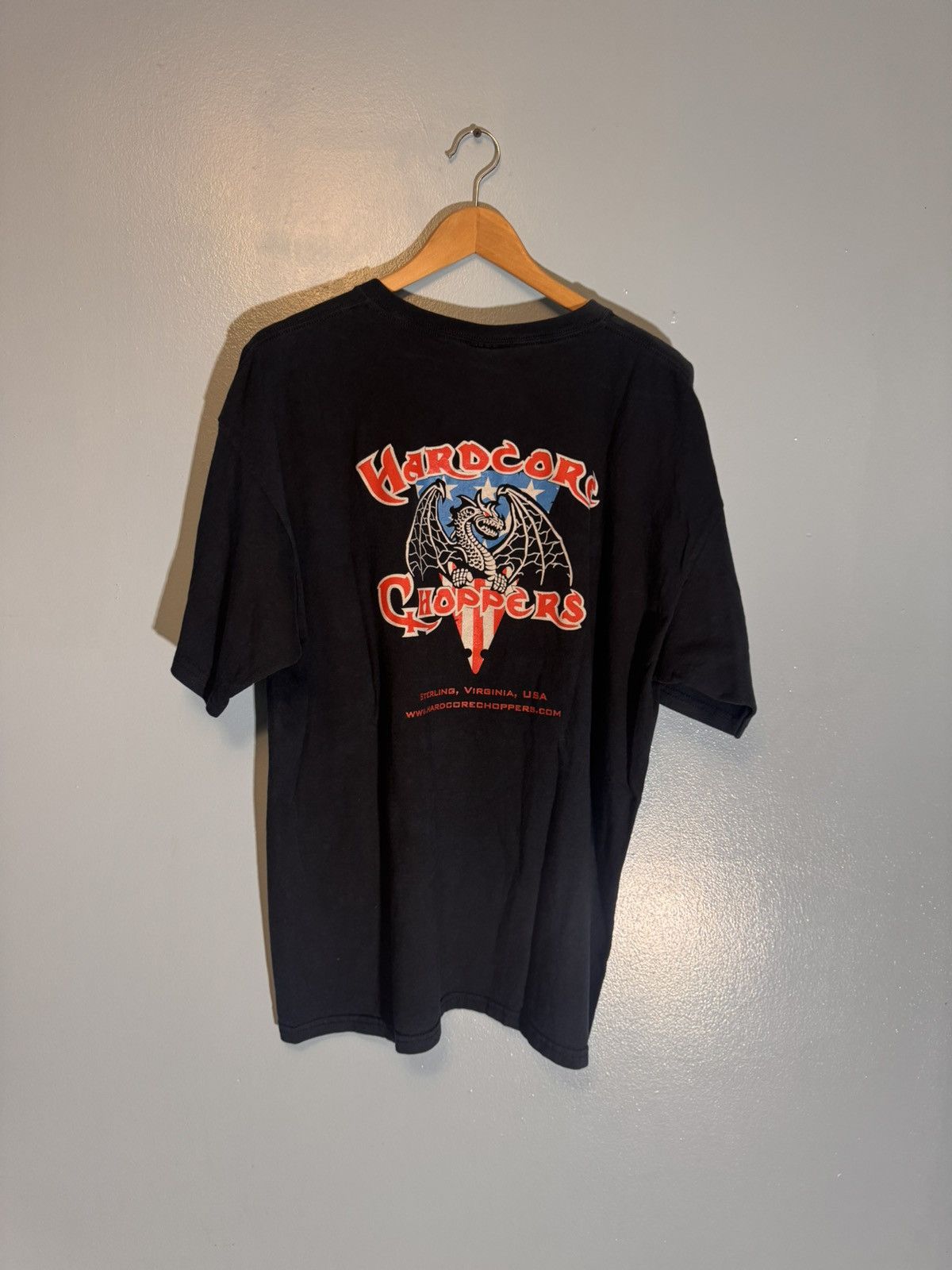 Vintage HardCore Choppers T-Shirt Size US XL / EU 56 / 4 - 3 Thumbnail