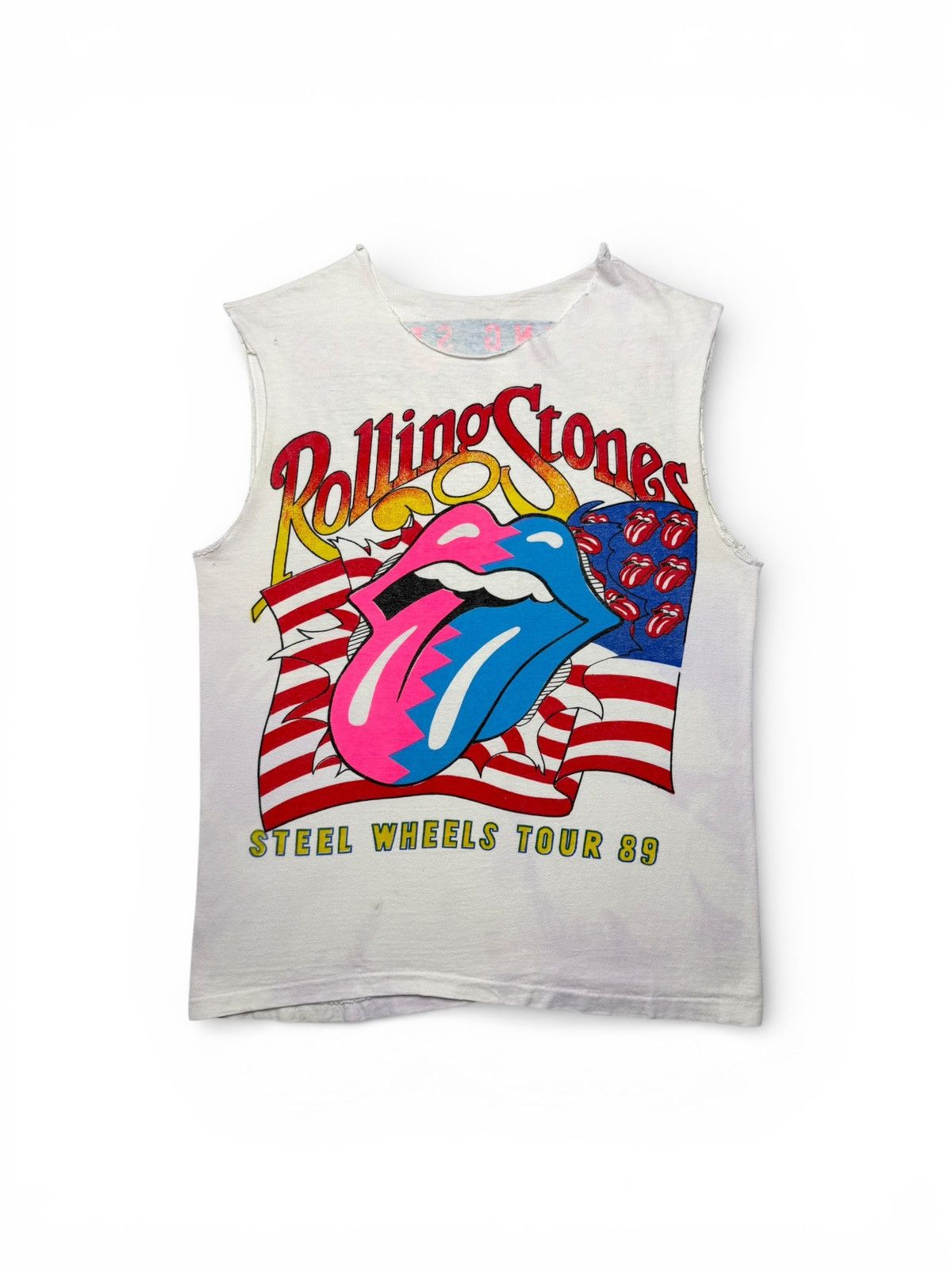 Band Tees Vintage 1989 Rolling Stones Steel Wheels Tour Tee Size US S / EU 44-46 / 1 - 1 Thumbnail