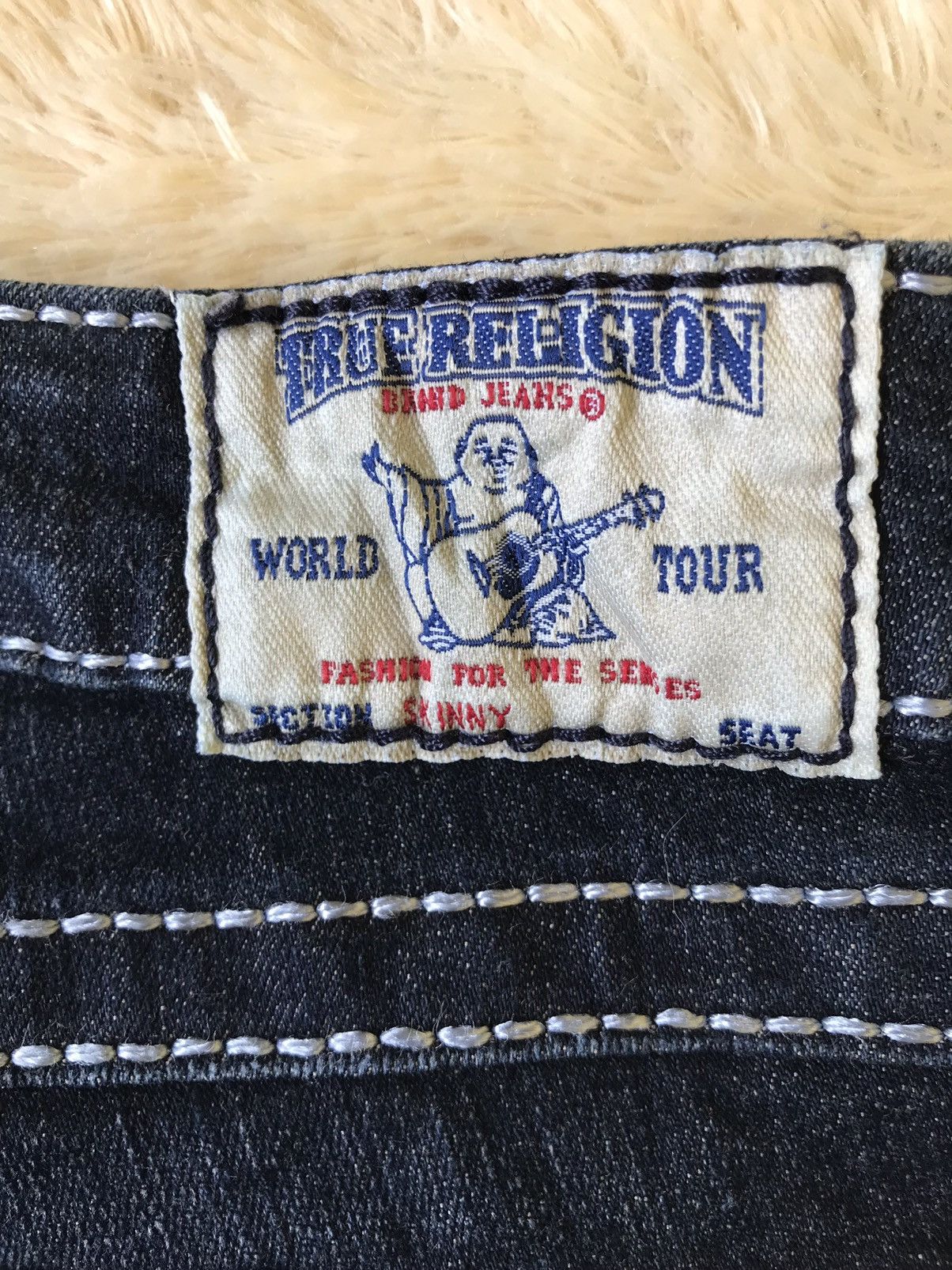 True Religion True Religion Made in USA Vintage Skinny Jeans Navy Size 27" / US 4 / IT 40 - 14 Thumbnail