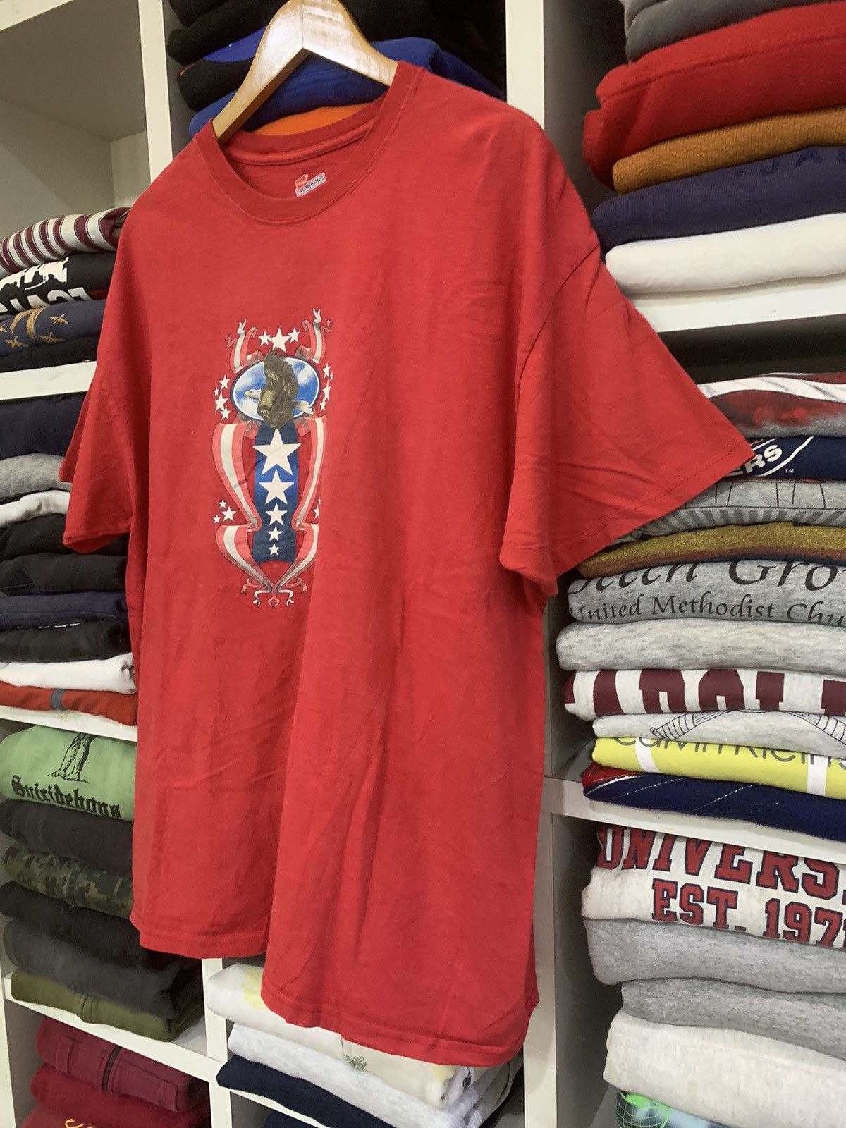 Vintage Vintage USA Eagle Tee Size US XL / EU 56 / 4 - 3 Thumbnail