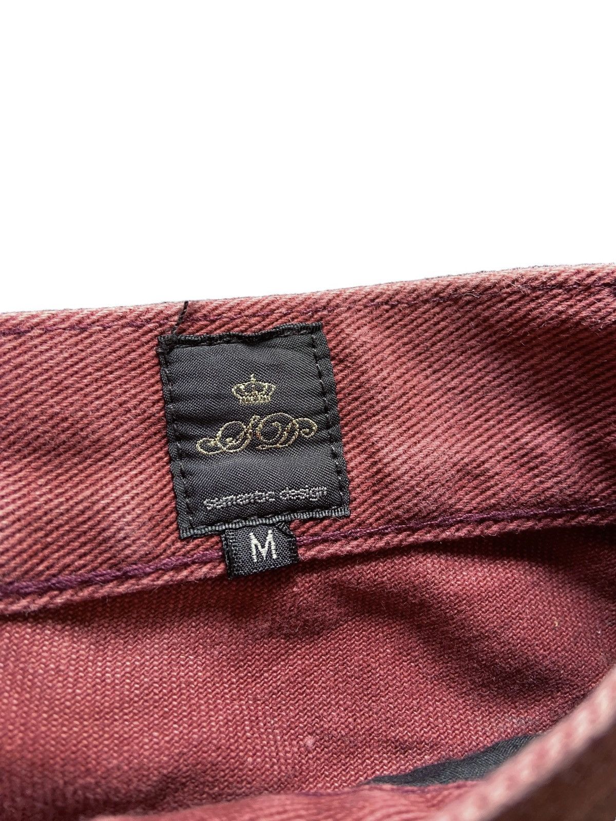 semanticdesign SEMANTIC DESIGN DISTRESSED PUNK STREET RED DENIM Size US 30 / EU 46 - 12 Thumbnail
