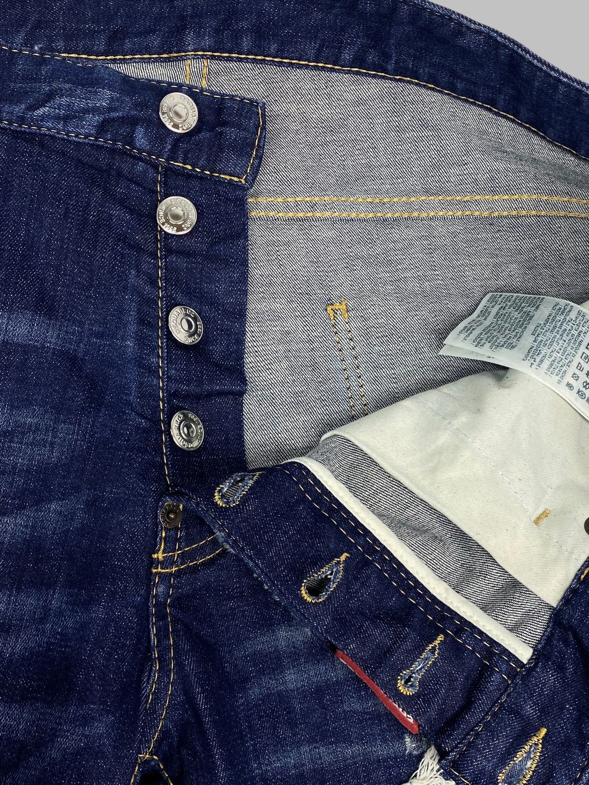 Dsquared2 🔥 DSQUARED2 DAISY EMBROIDERED JEANS Y2K COOL GUY VIBES Size US 34 / EU 50 - 21 Thumbnail