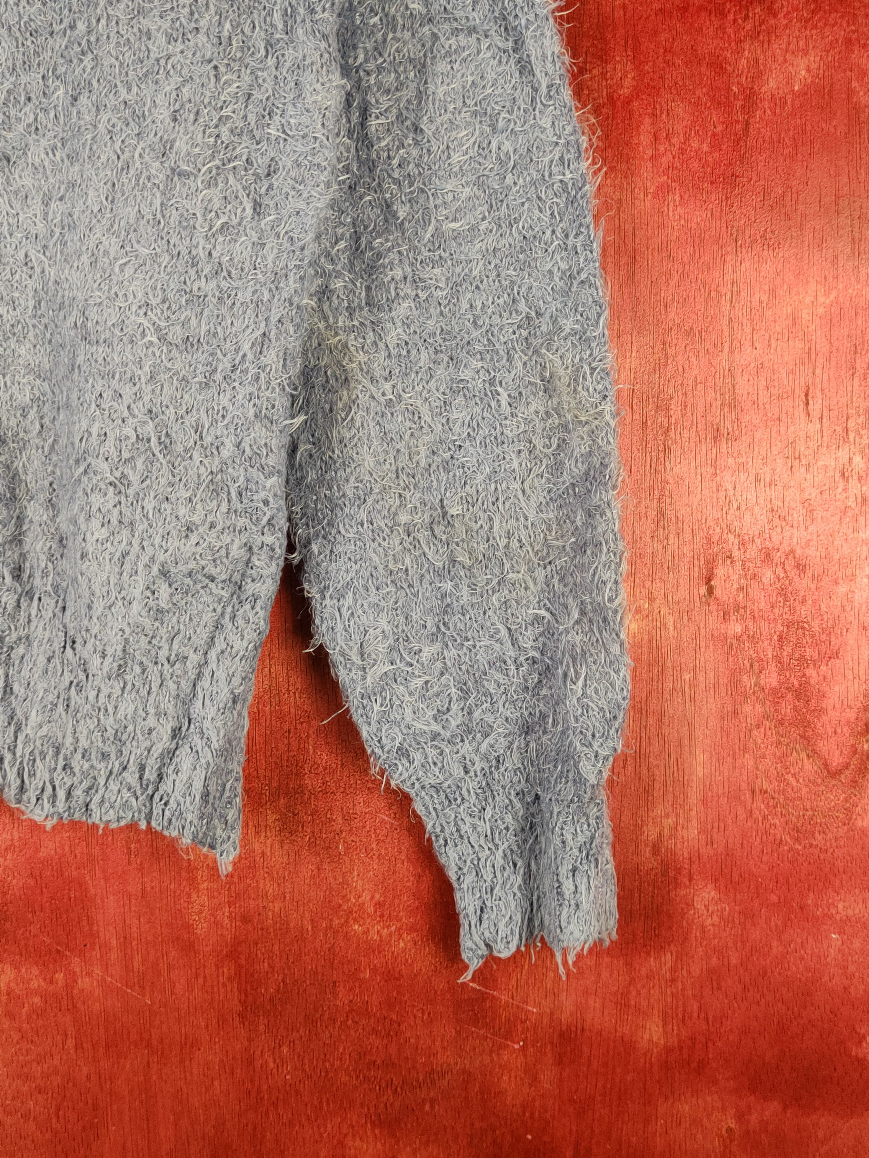 GU × Vintage Cool and vintage GU Purple Fur Mohair Knitwear Size XS / US 0-2 / IT 36-38 - 6 Thumbnail