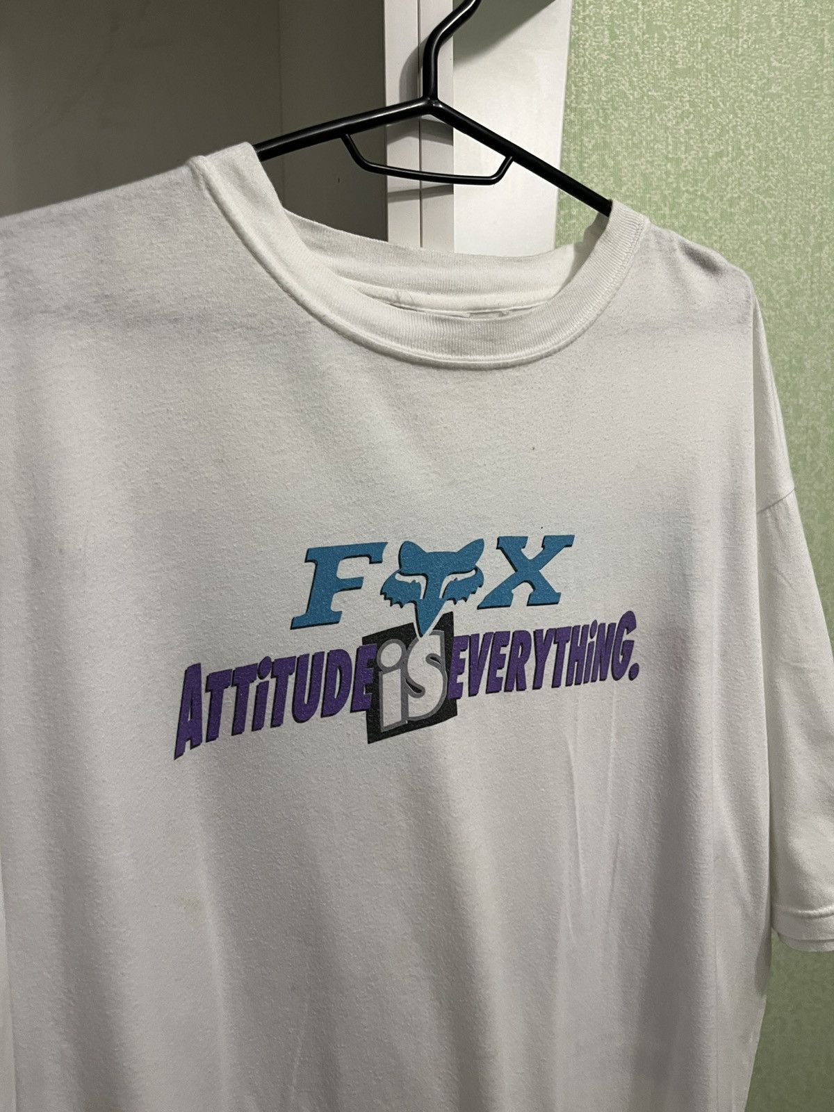 Other Vintage FOX Racing “Attitude is Everything” Double-Sided Size US L / EU 52-54 / 3 - 2 Thumbnail