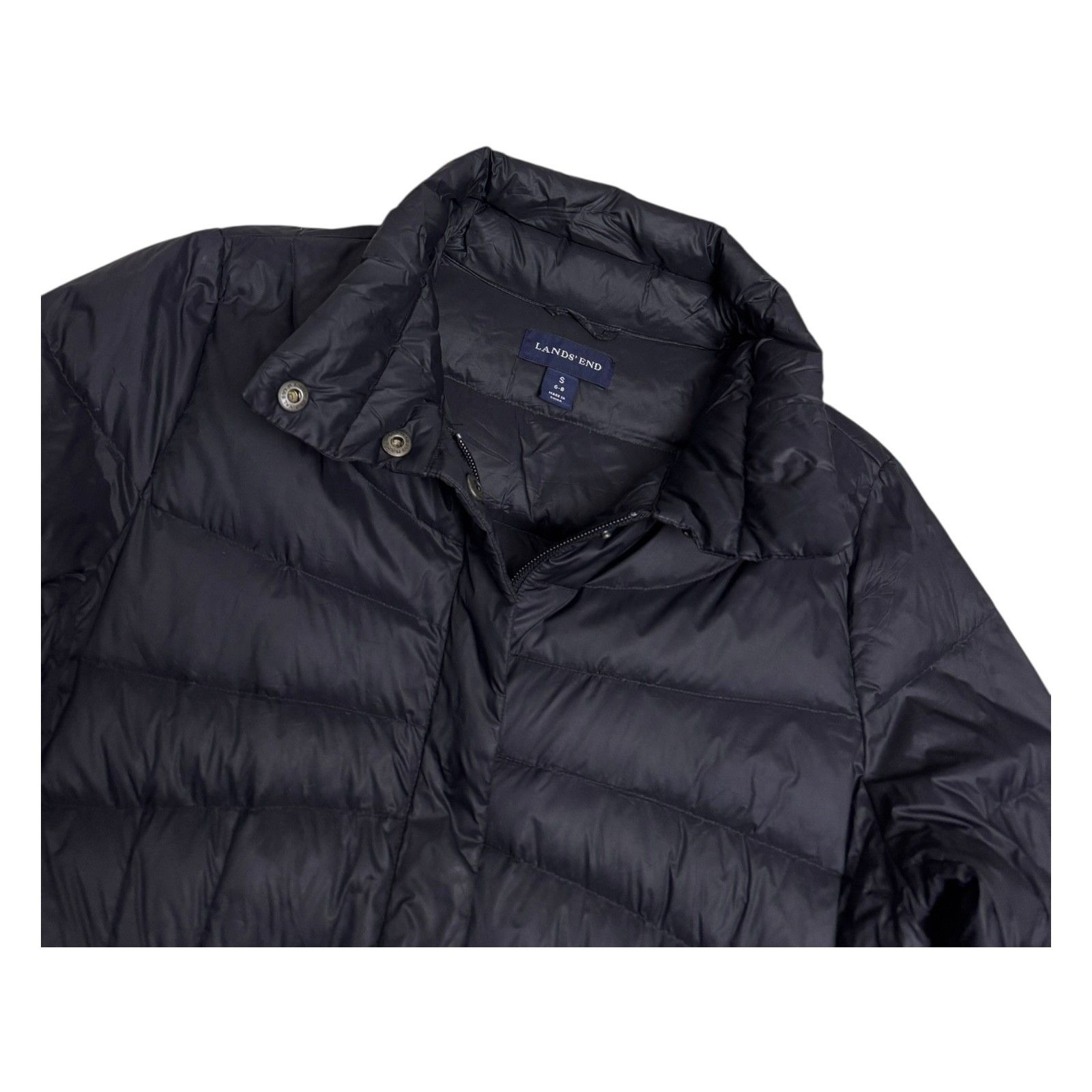Lands' End LANDS END DOWN & Feather Winter Puffer Jacket Coat Small Size S / US 4 / IT 40 - 4 Thumbnail