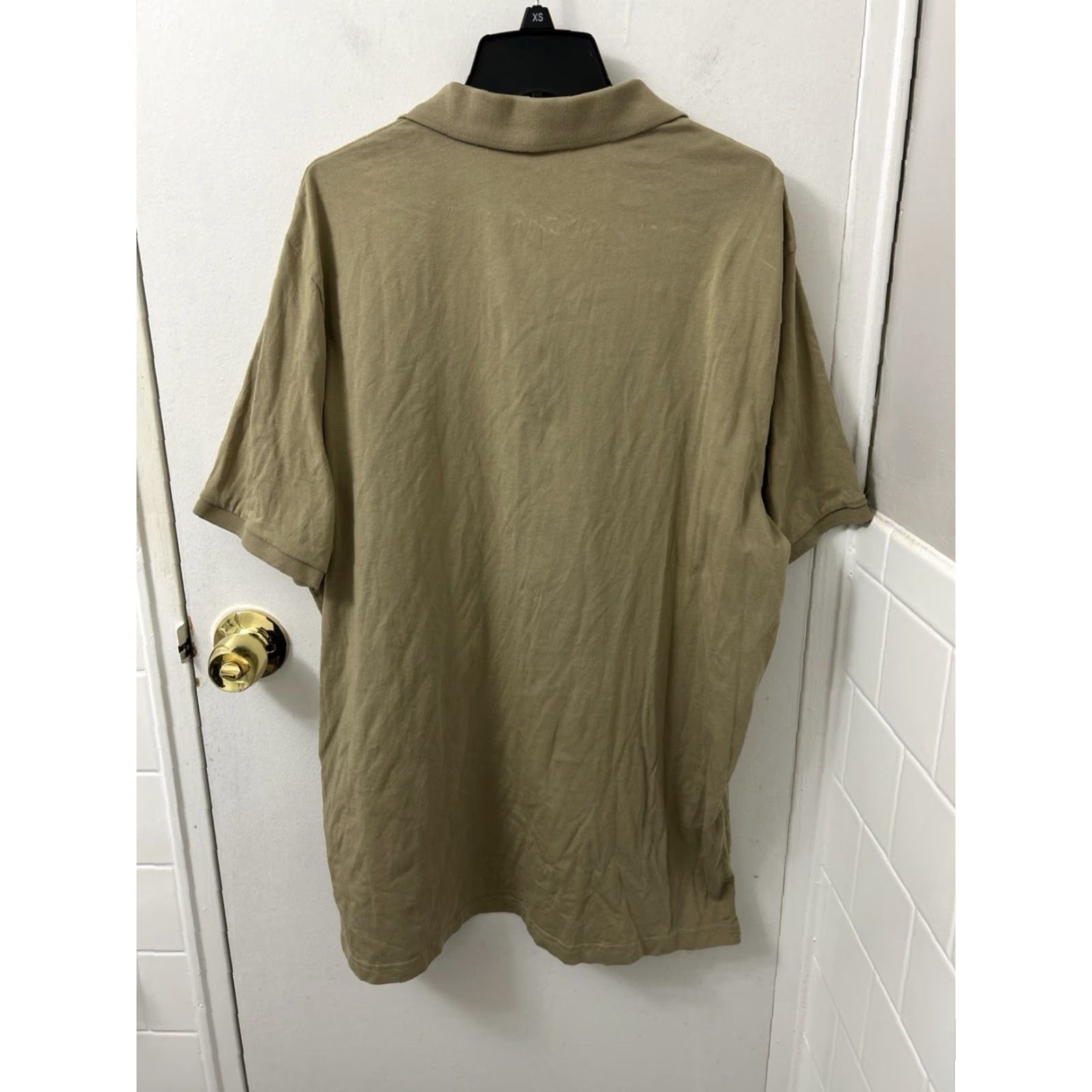 Polo Ralph Lauren Polo Ralph Lauren Shirt Mens Large Khaki Tan Classic Fit Pocket S/S Beige 100% Cotton Logo Embroidered Size US L / EU 52-54 / 3 - 7 Thumbnail