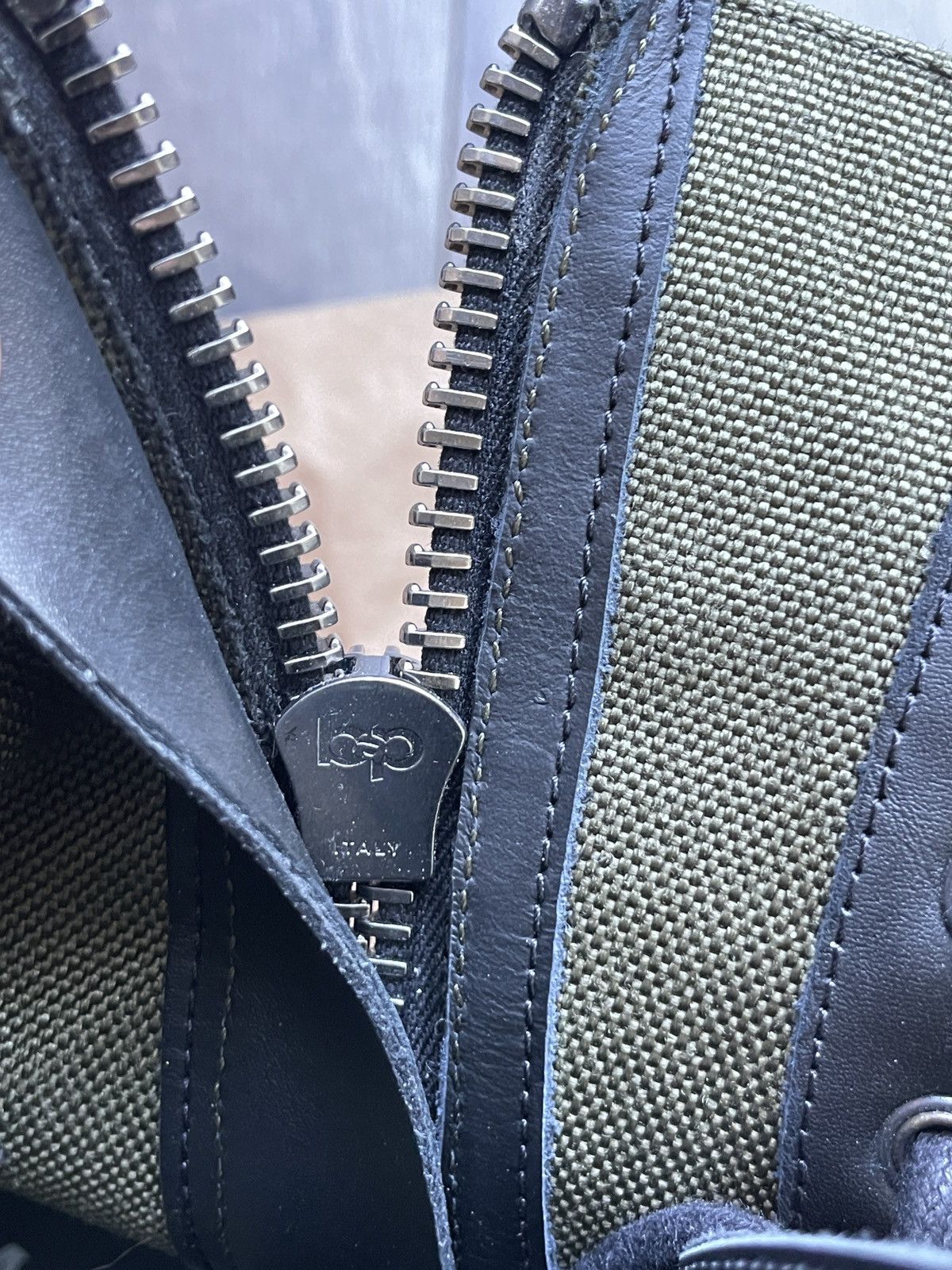 Designer × Moncler Moncler 10US Konture Leather Cordura Combat Ankle Boots Size US 10 / EU 43 - 9 Thumbnail