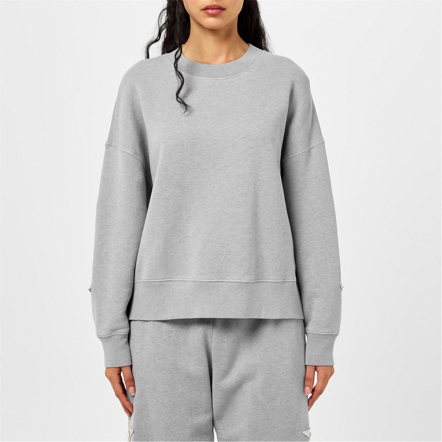 Palm Angels o1g2r1mq0325 Star Logo Sweatshirt in Grey Size M / US 6-8 / IT 42-44 - 3 Thumbnail